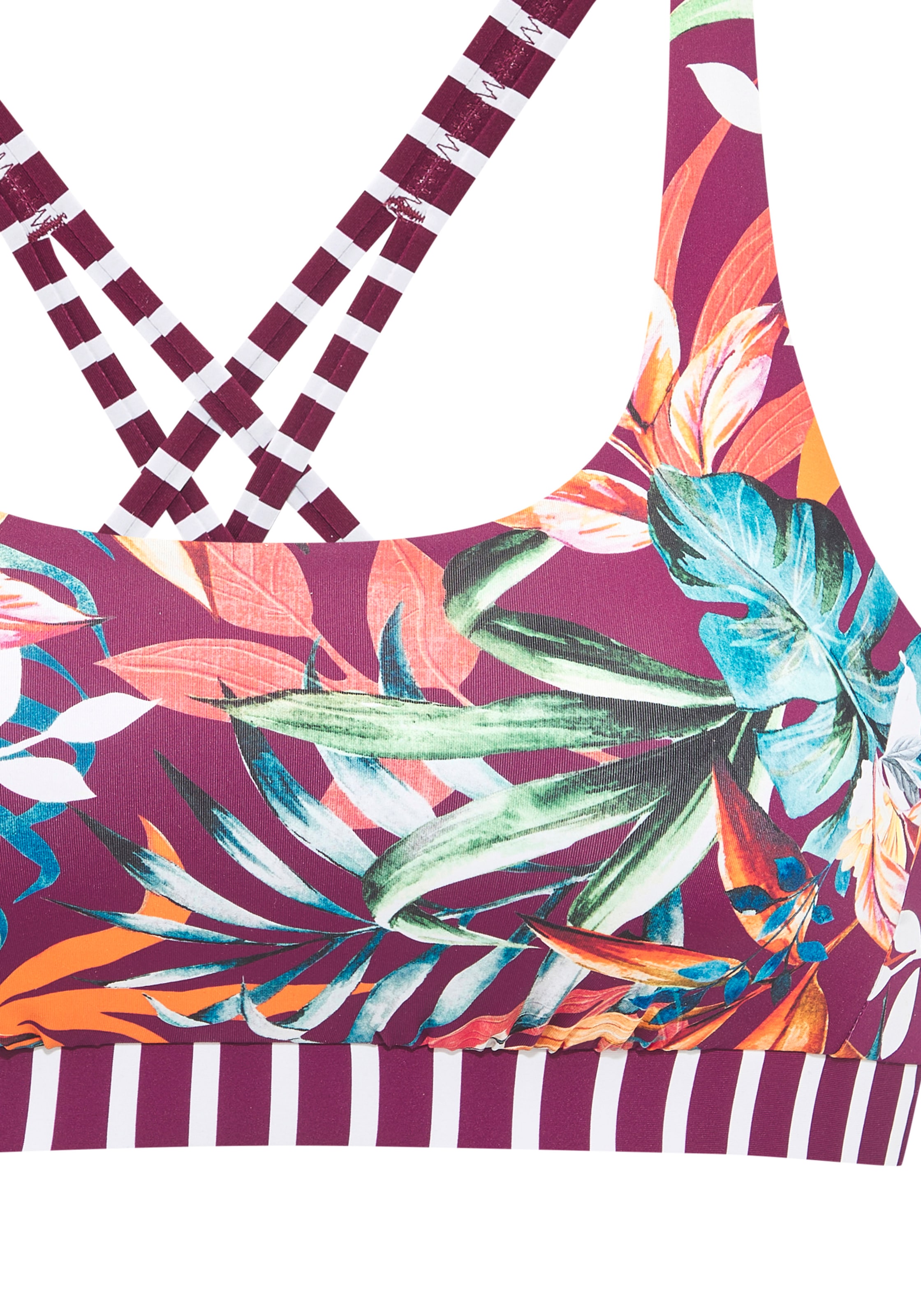 Venice Beach Top bikini bustier »Cadu« im floralen Design