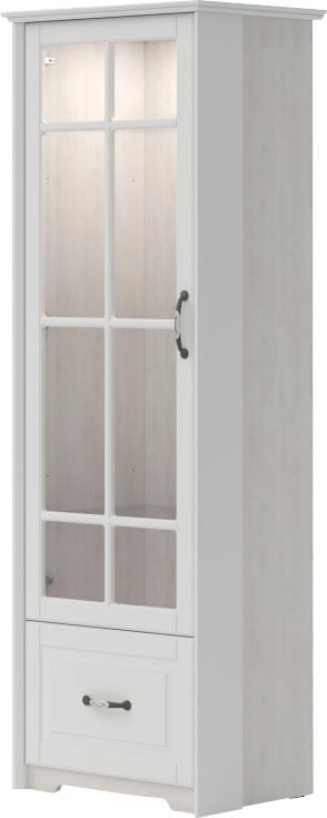 mit lackiert, Sicherheitsglas Tür kaufen mit Glasvitrine Home Soft-Close-Funktion günstig mm, affaire 4 »Evergreen«, UV