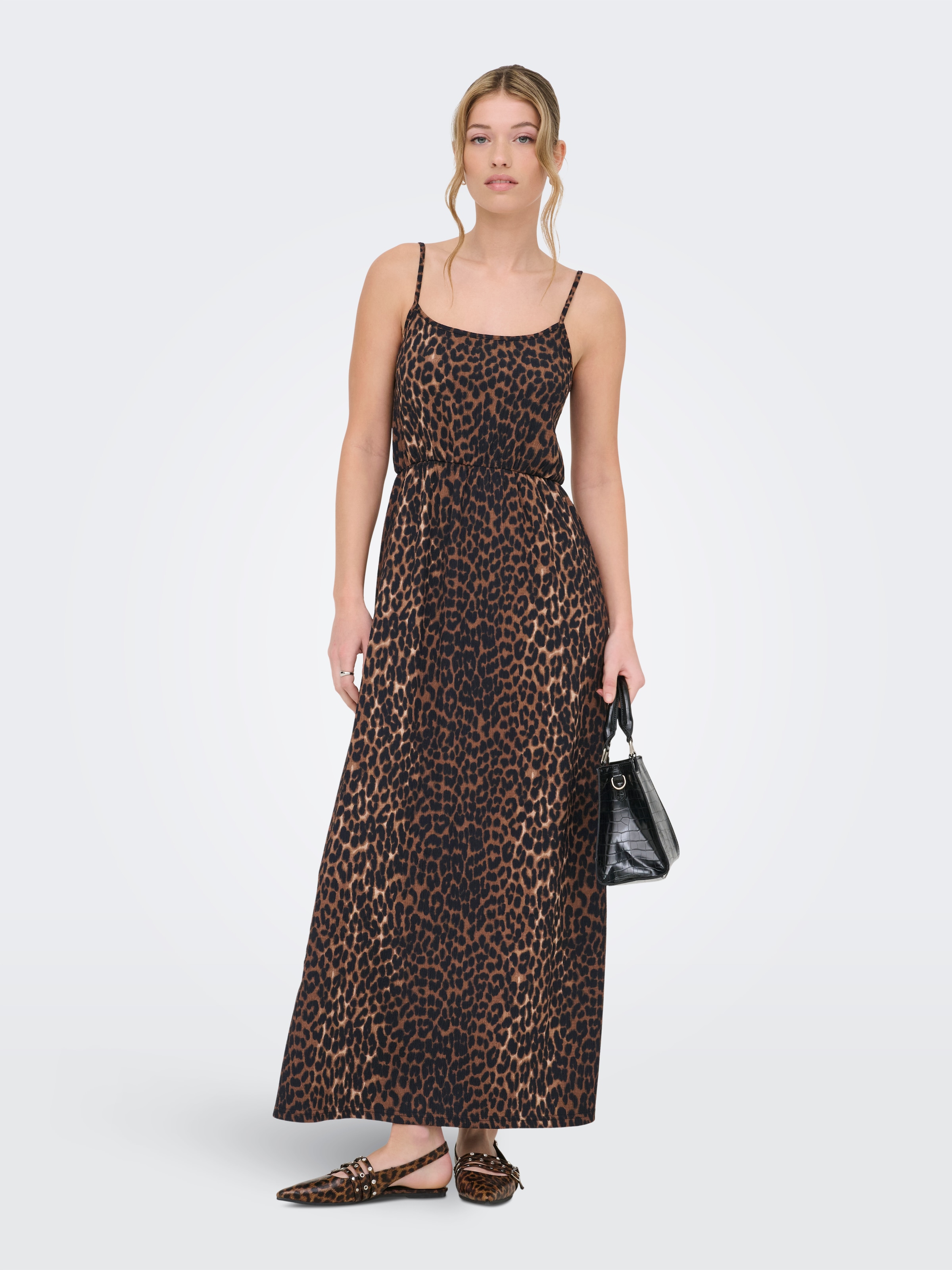 ONLY Maxi robe »ONLALTA S/L LONG STRAP DRESS PNT ZLO«