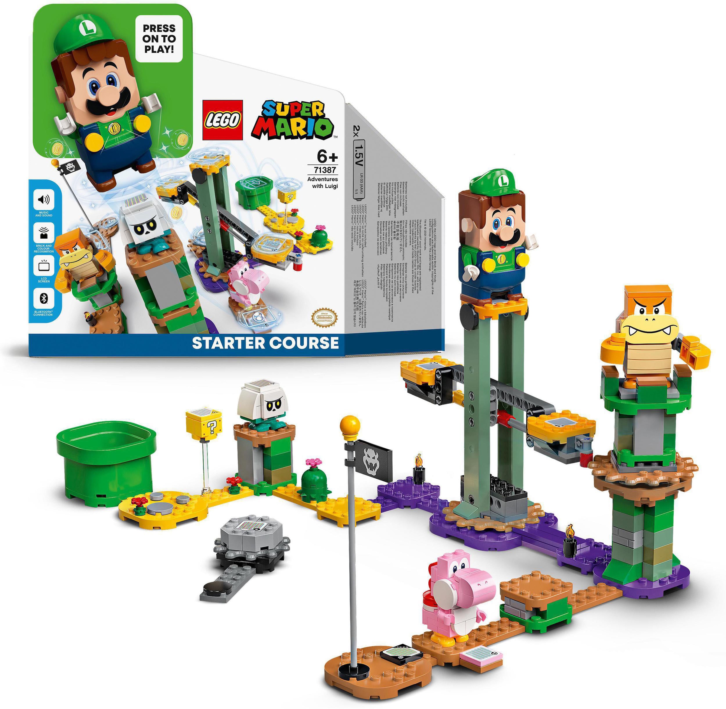 Konstruktionsspielsteine »Abenteuer mit Luigi – Starterset (71387), LEGO® Super...