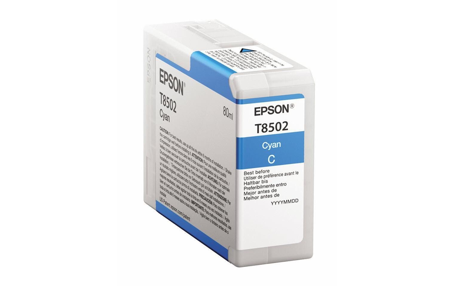 Image of Epson Tintenpatrone "C13T850200 Cyan"
