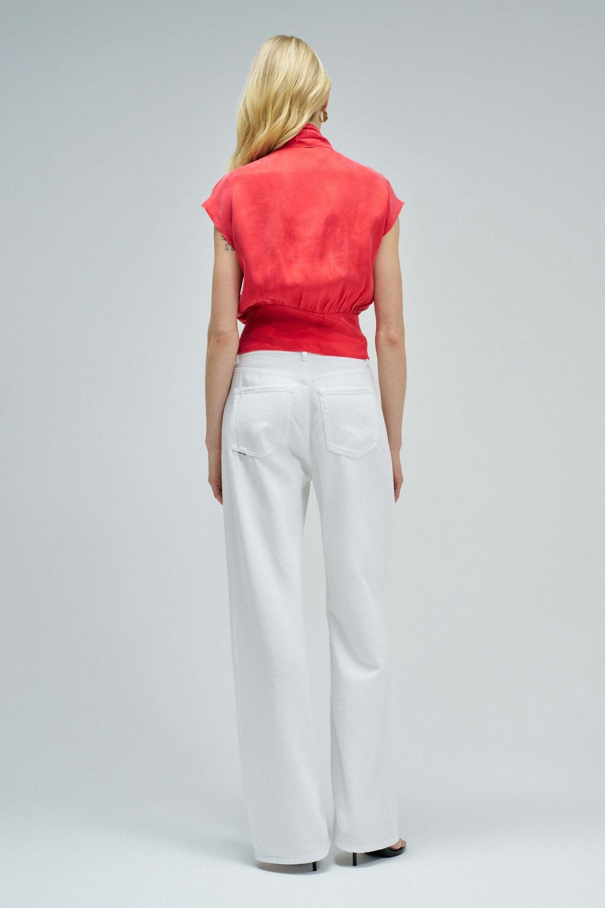 Salsa Kurzarmbluse »Salsa Jeans Kurzarmbluse Corset Blouse Style«