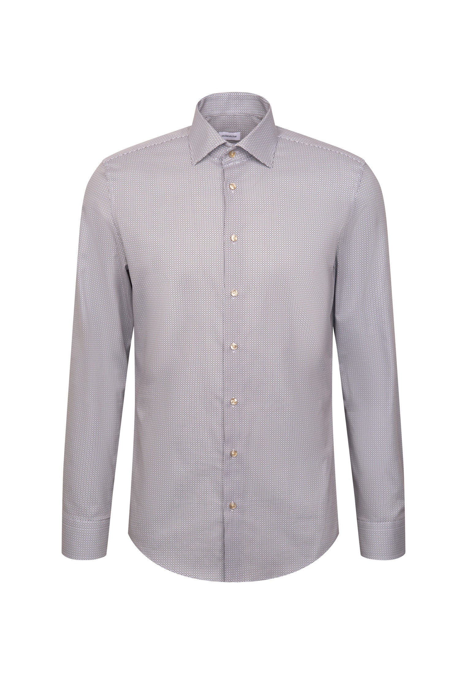 seidensticker Businesshemd »Schwarze Rose« Shaped 1/1 Kentkragen Druck