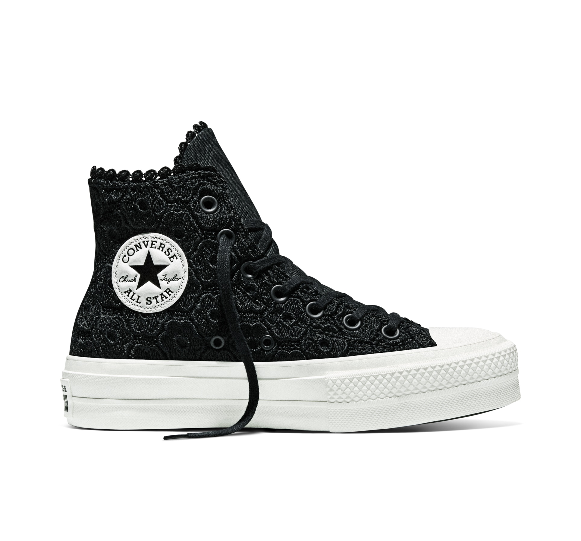 Converse Sneakers »CHUCK TAYLOR ALL STAR LIFT PLATFORM CROCHET«  pour activités de loisirs variées, semelle en caoutchouc