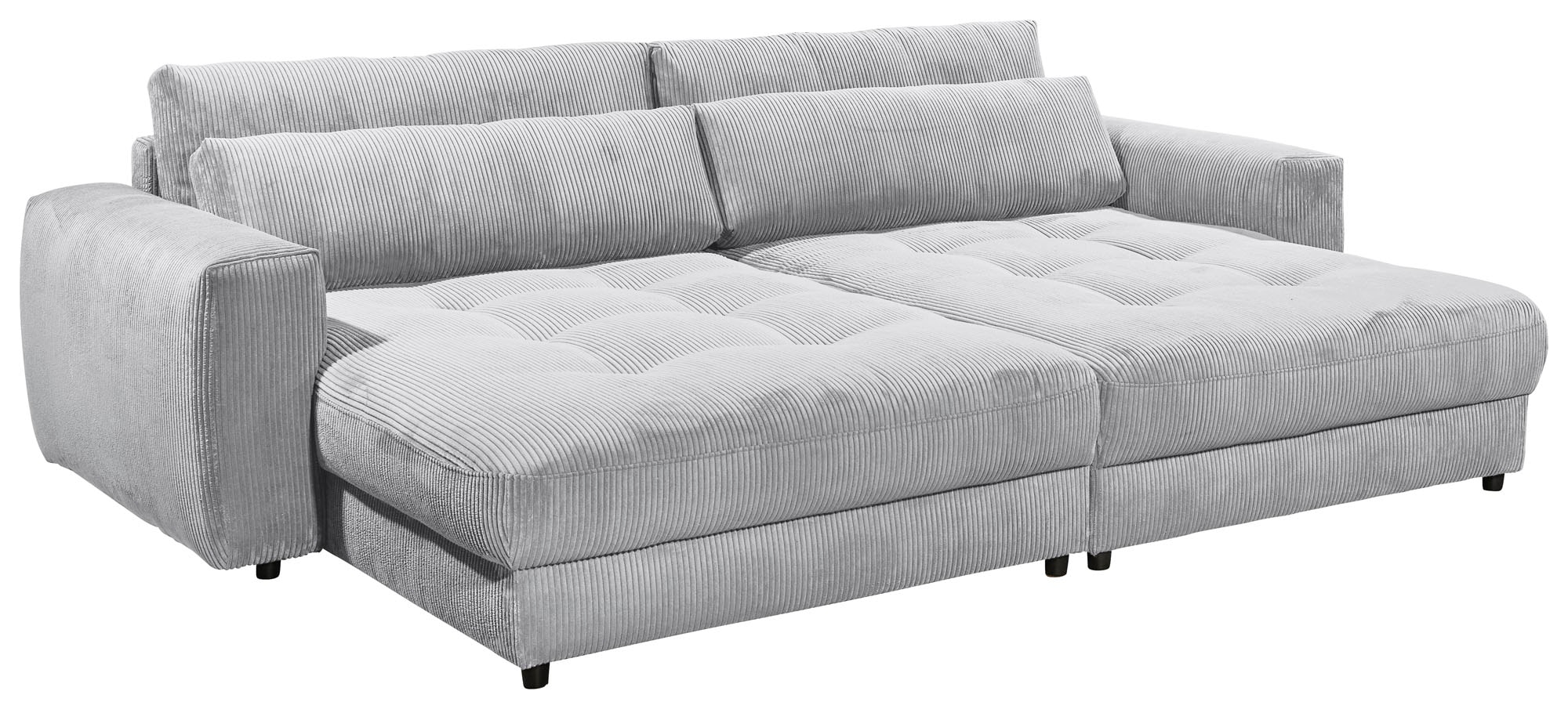 ED EXCITING DESIGN Loveseat »Barura«, (2 St.), Big-Sofa mit 2 Nierenkissen