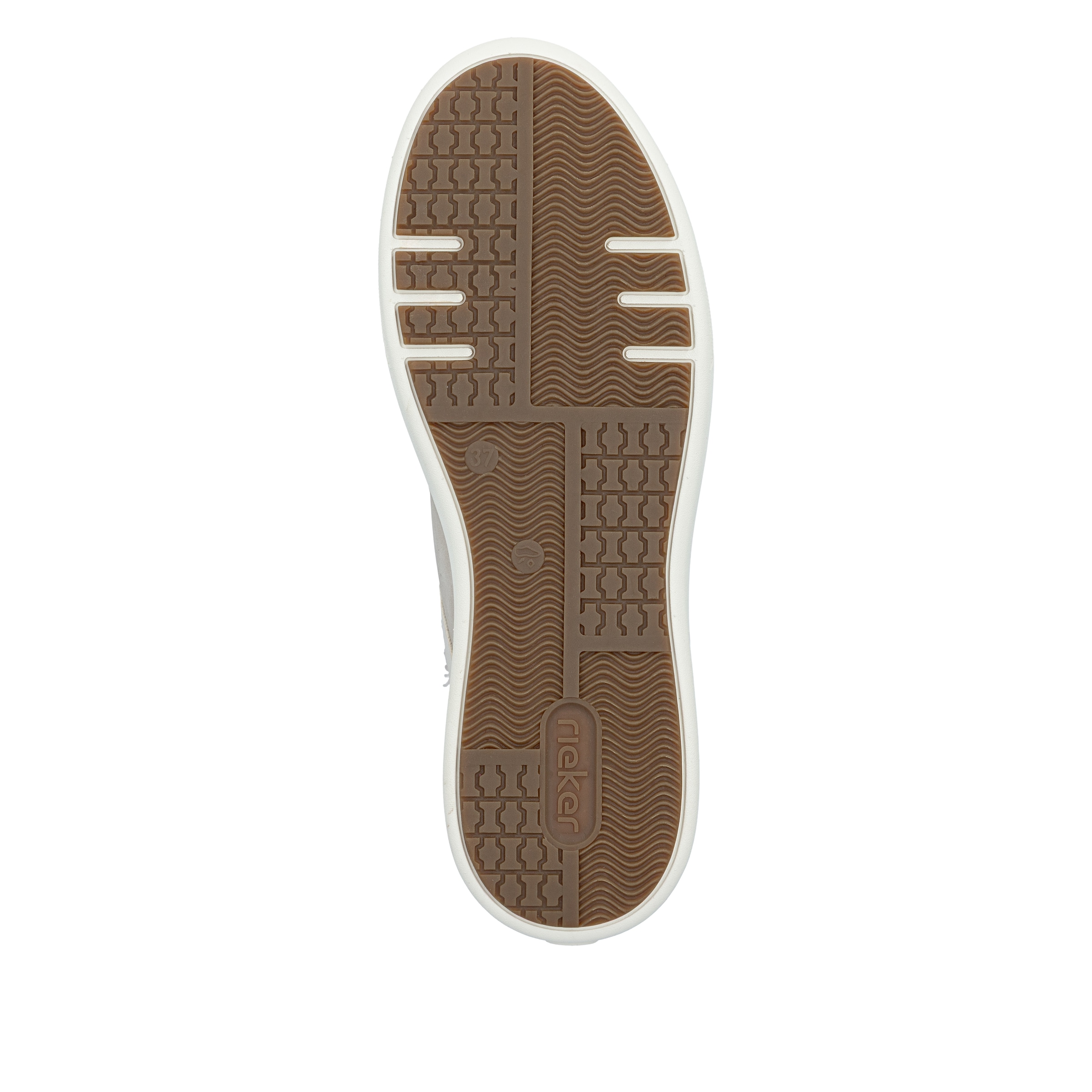 Rieker Baskets à plateforme  sneakers rétro, chaussure à lacets, chaussure basse avec doublure en teddy