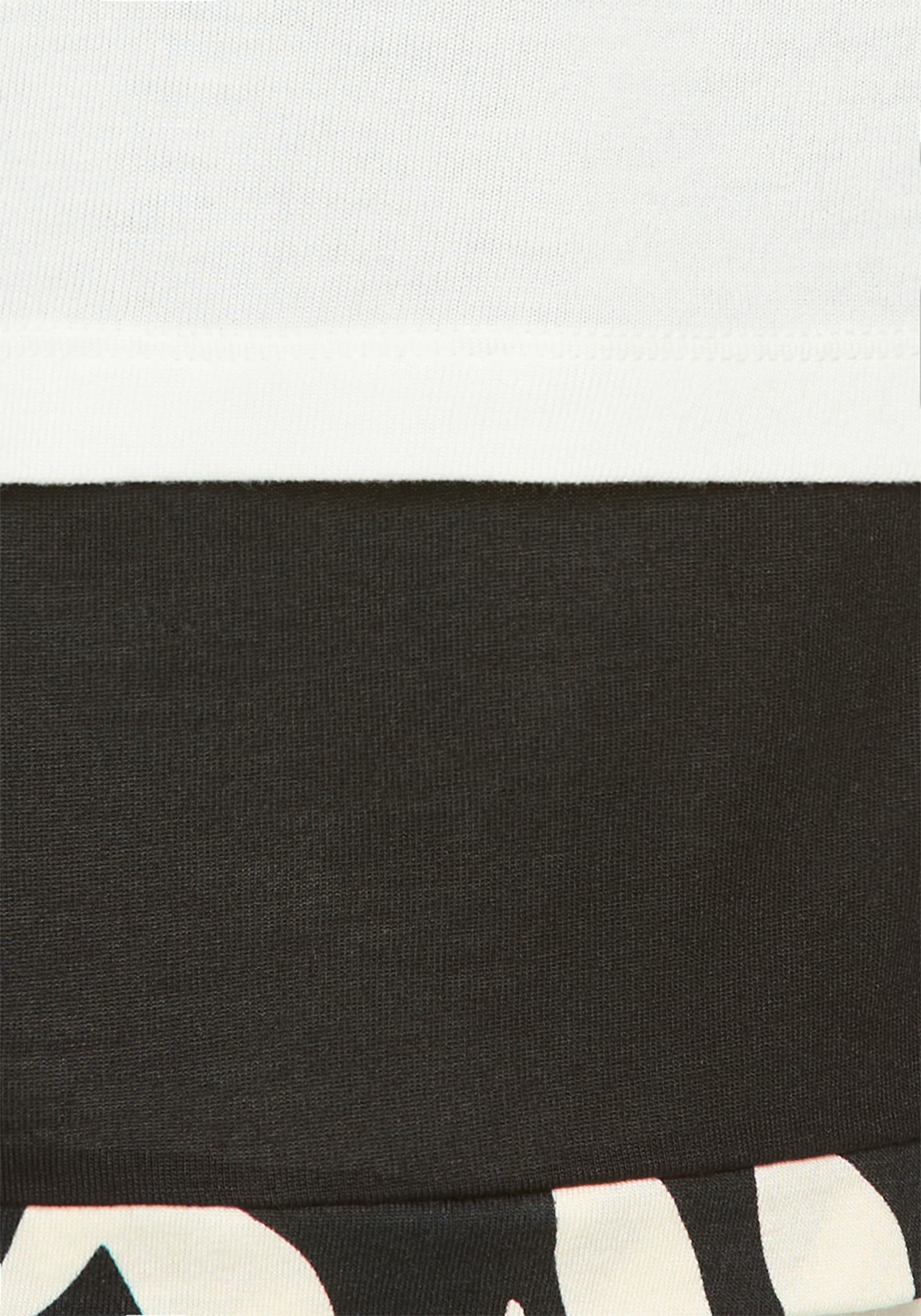 French Connection Shorty 2 im zeitlosen Schwarz-Weiss-Look