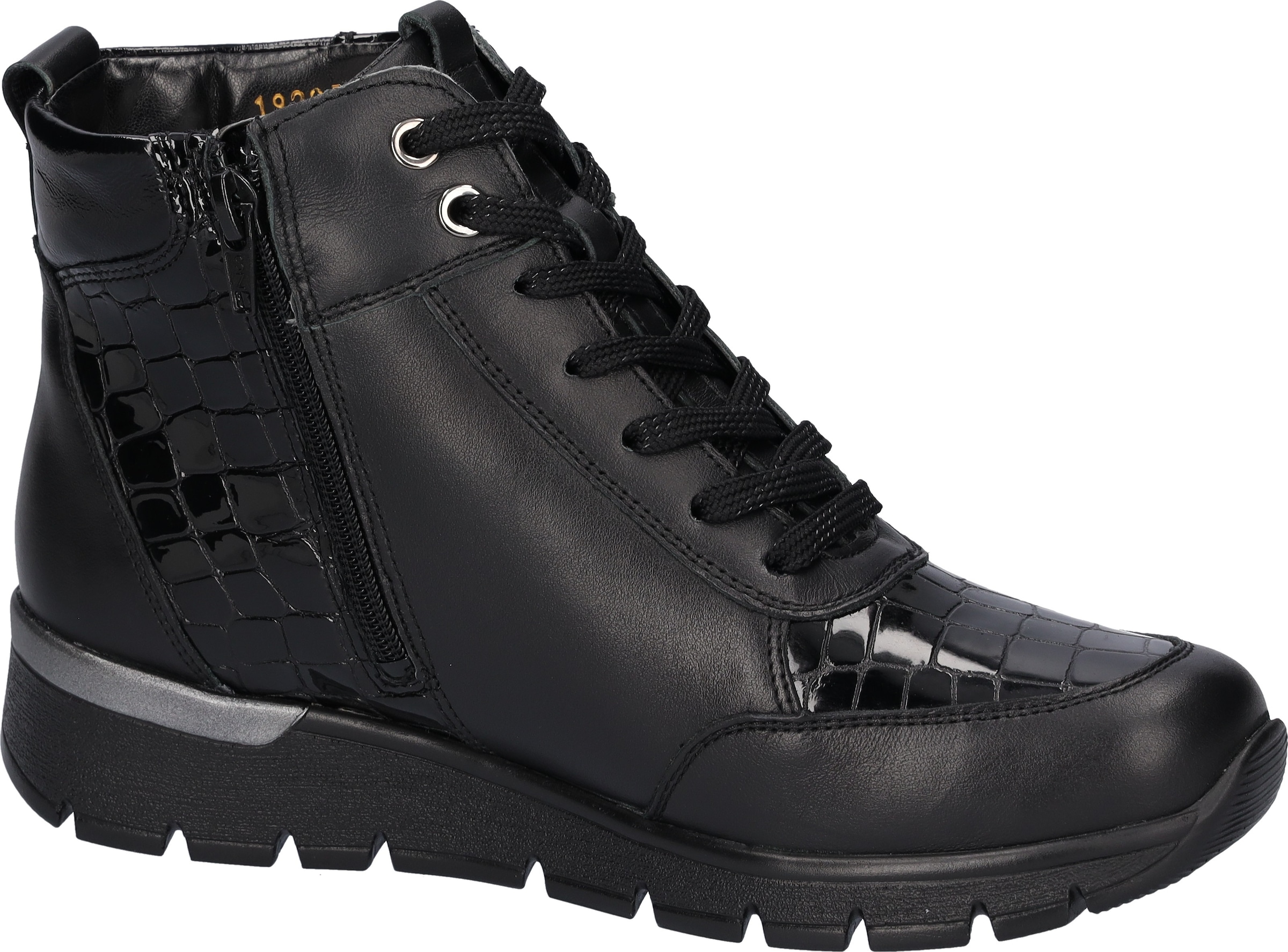 Waldläufer Schnürboots »K-RAMONA«, Stiefelette, Bequemschuh mit Innenreissverschluss, K-Weite