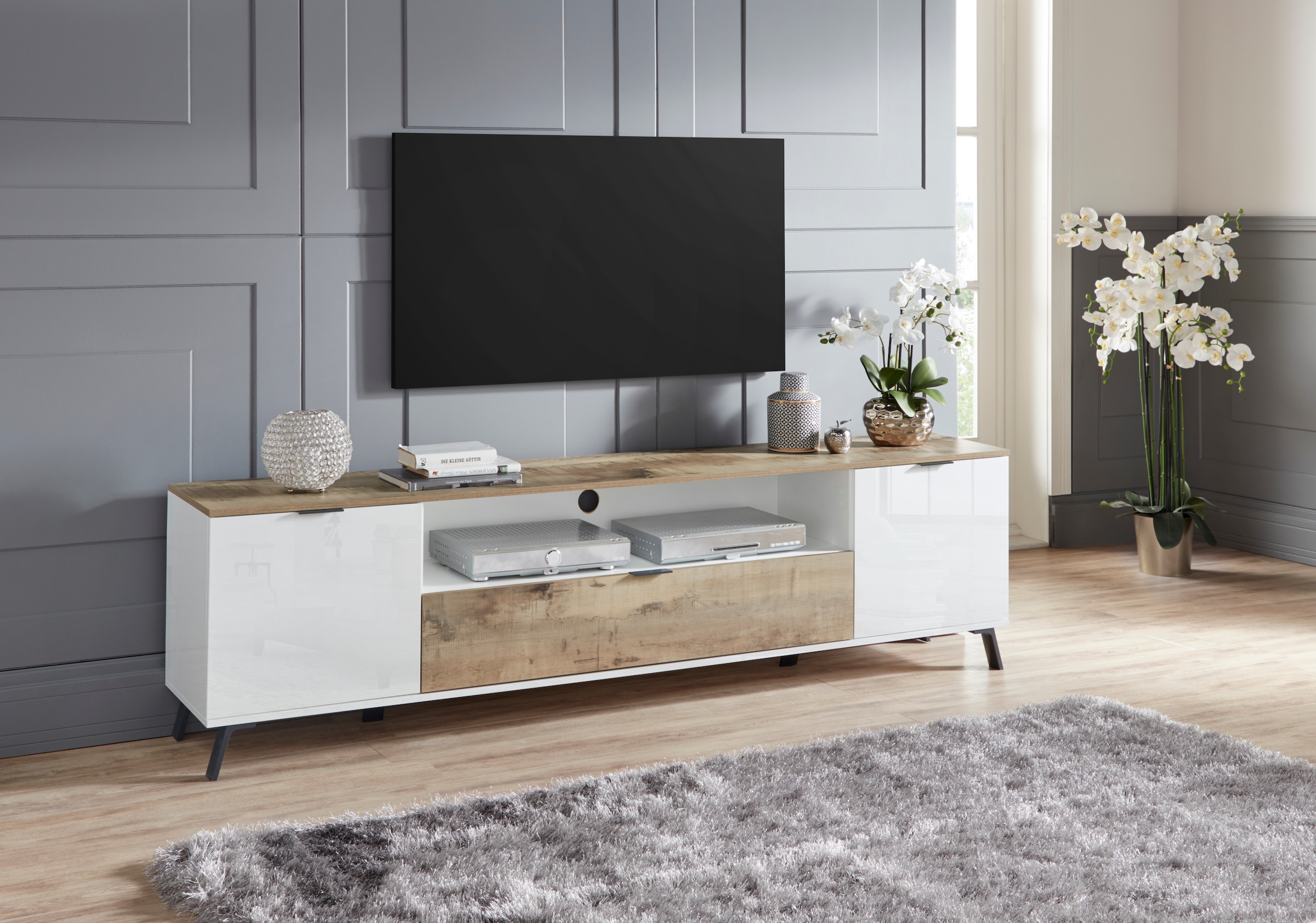 INOSIGN Lowboard »CASANOVATV-Board, TV-Schrank«, Breite ca. 220 cm