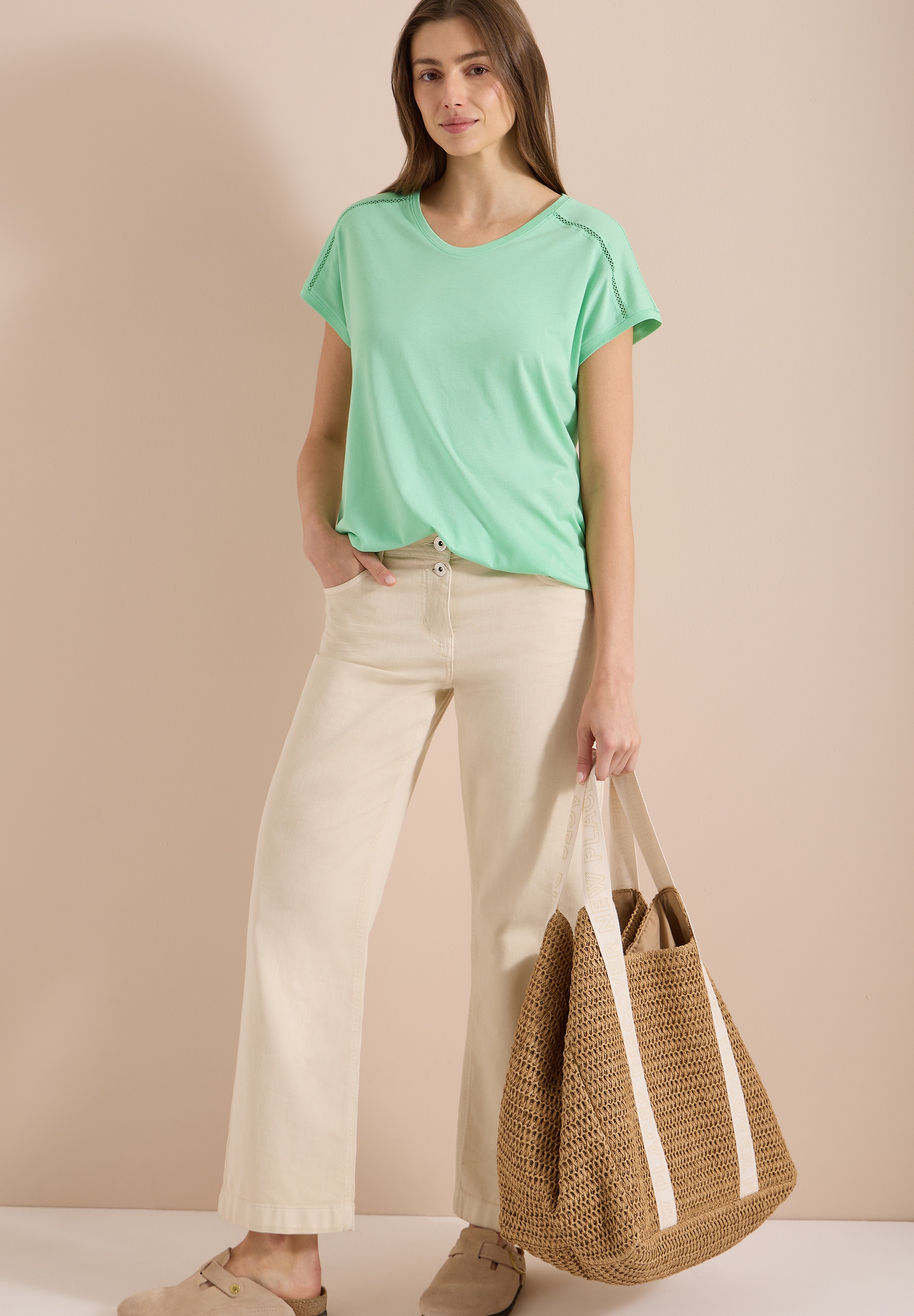Cecil T-shirt avec ceinture élastique
