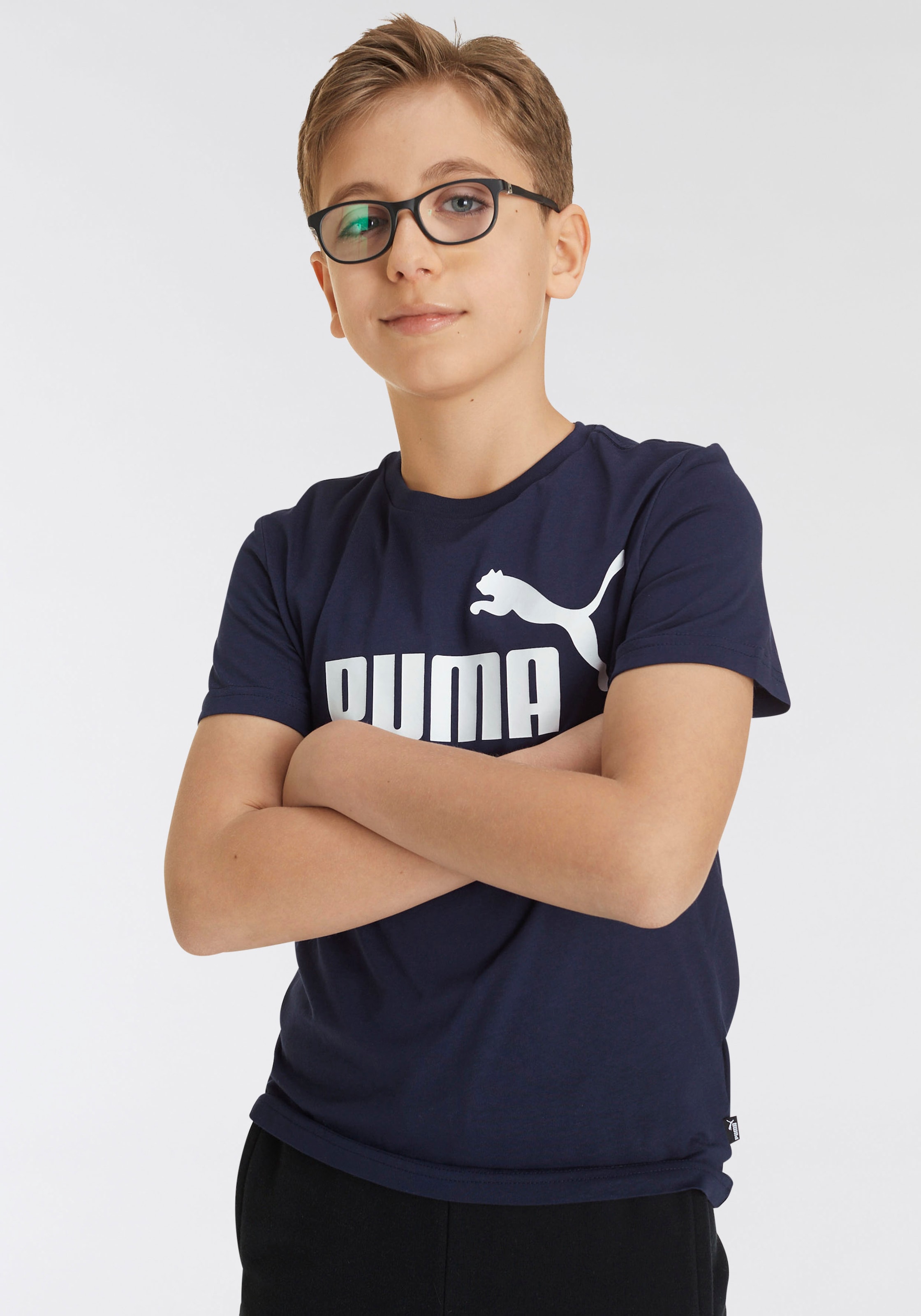 PUMA T-Shirt »ESS LOGO TEE B«