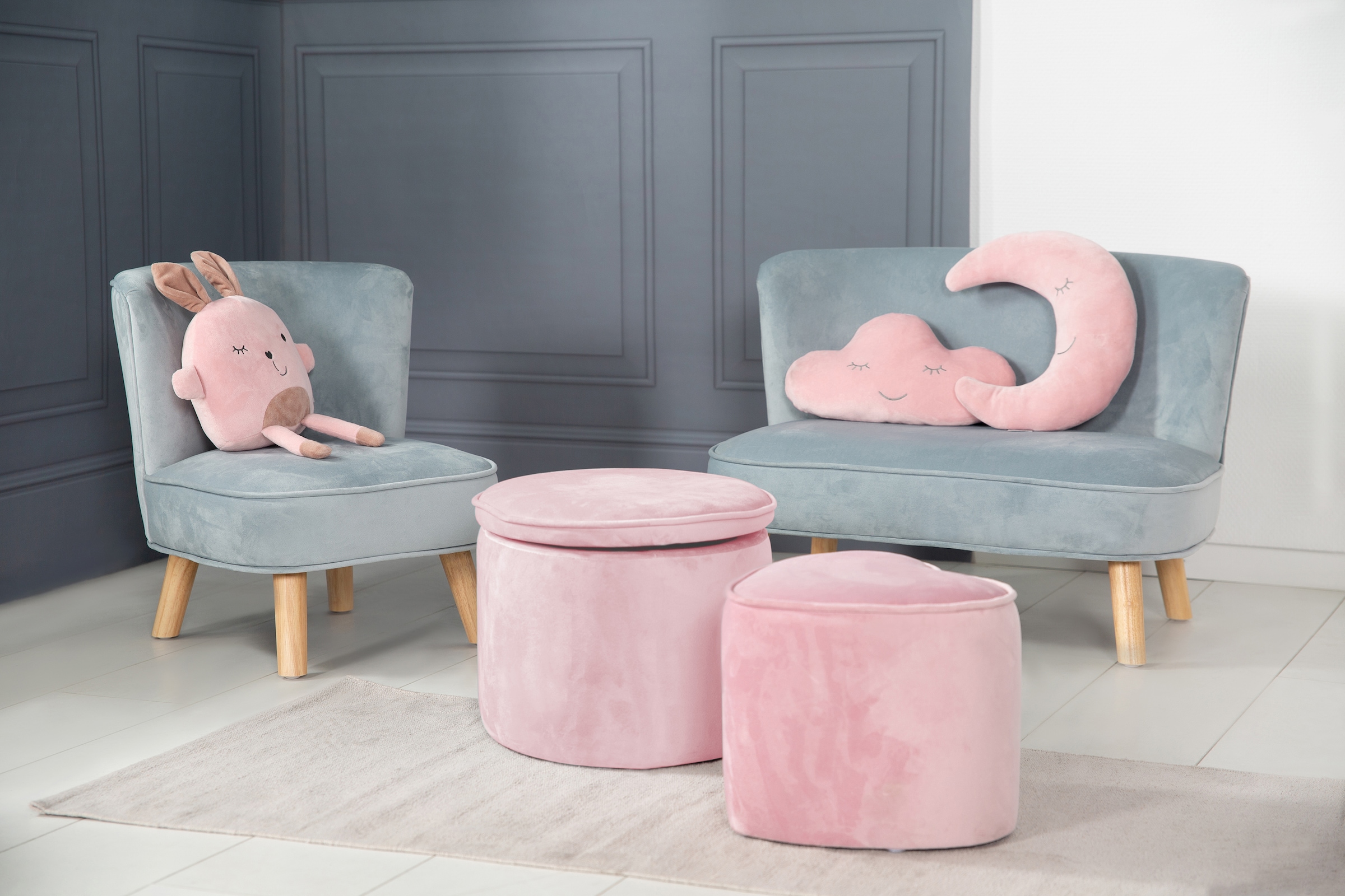 roba® Kinderhocker »Lil Sofa«, mit Stauraum