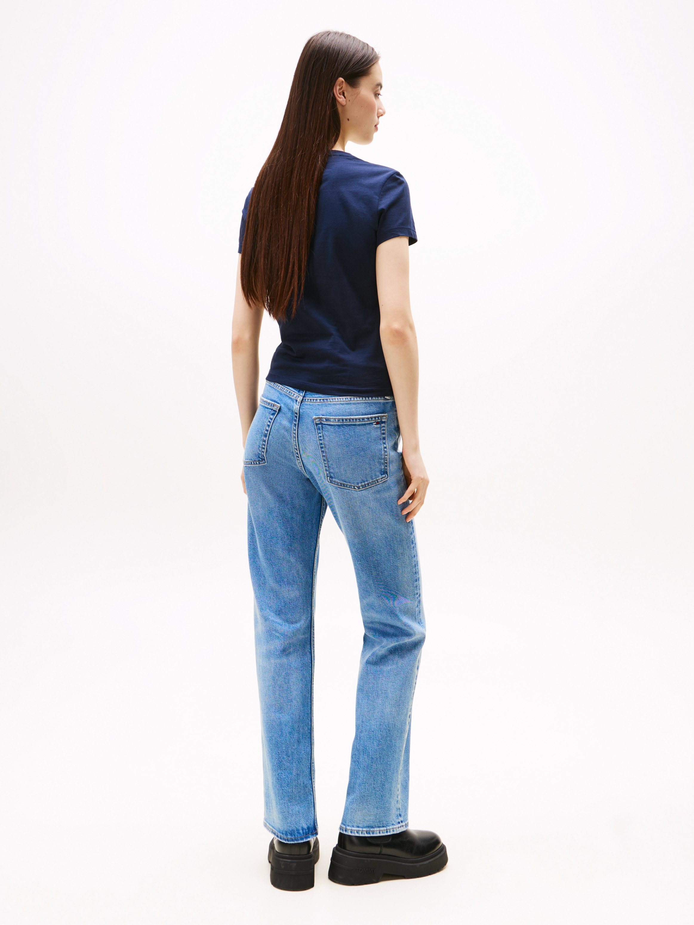 Tommy Jeans Kurzarmshirt »TJW SLIM ESS LOGO 1 TEE EXT«