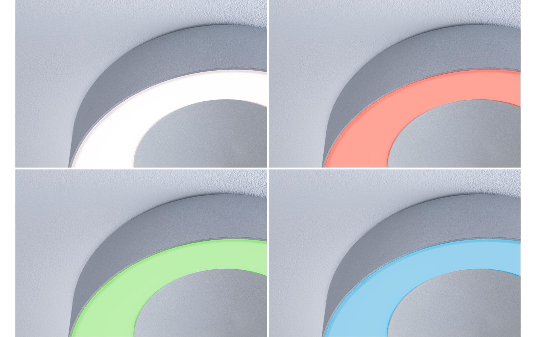 Paulmann Deckenleuchte »Deckenleuchte Casca IP44, Alu matt« LED-Modul RGB | warmweiss - kaltweiss