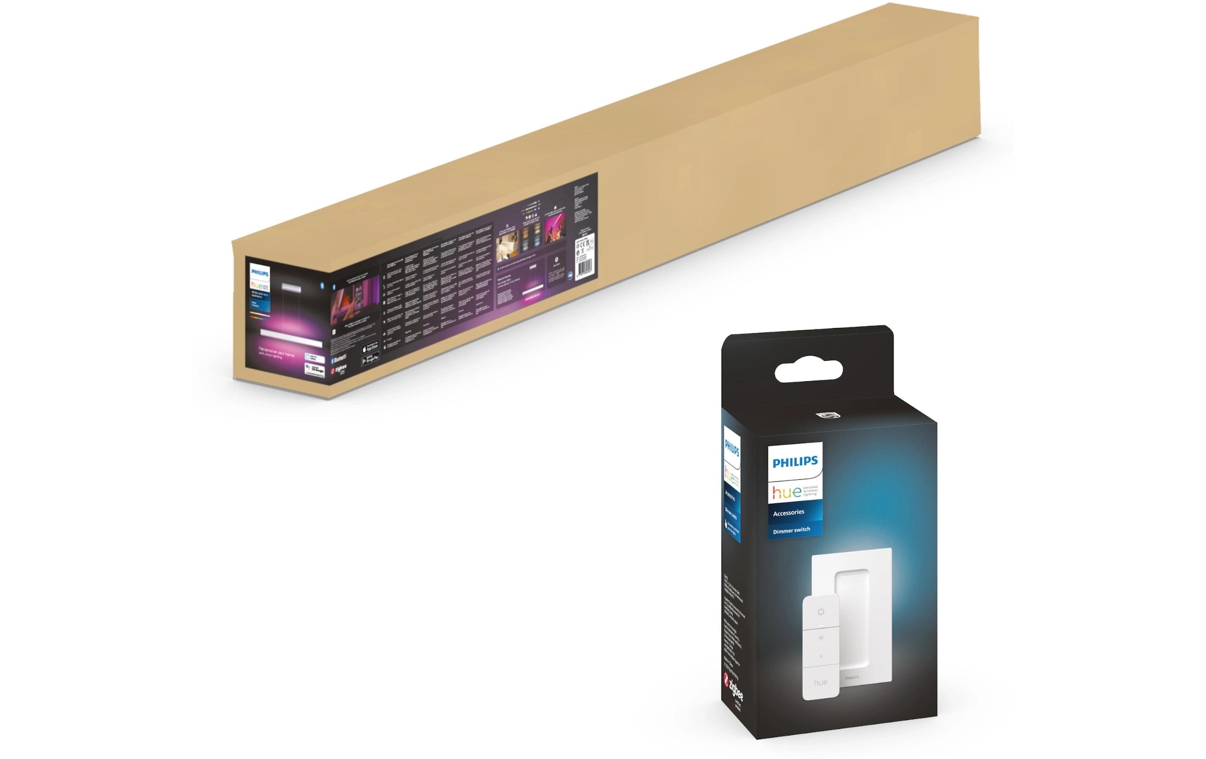 Philips Hue Pendelleuchte »White Col. Amb. Ensis Pendelleuchte und DimmSwitch« LED-Modul RGB | kaltweiss | neutralweiss | warmweiss