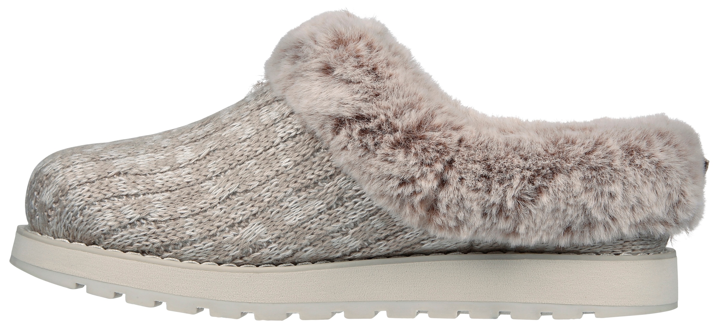 Skechers Pantoffel »KEEPSAKES - ICE ANGEL«, Hausschuh in Strick-Optik