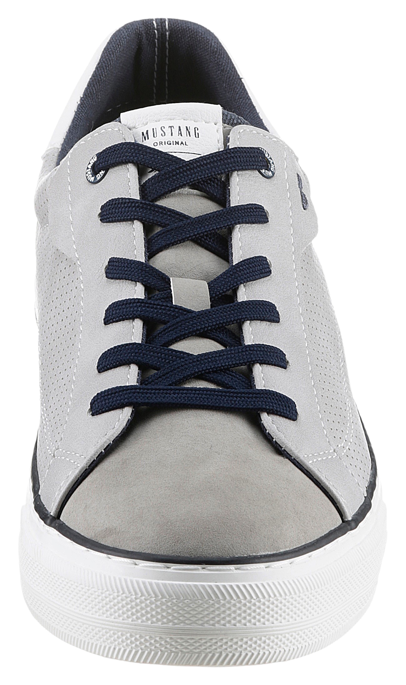 Mustang Shoes Sneaker, Freizeitschuh, Halbschuh, Schnürschuh mit seitlicher Perforation
