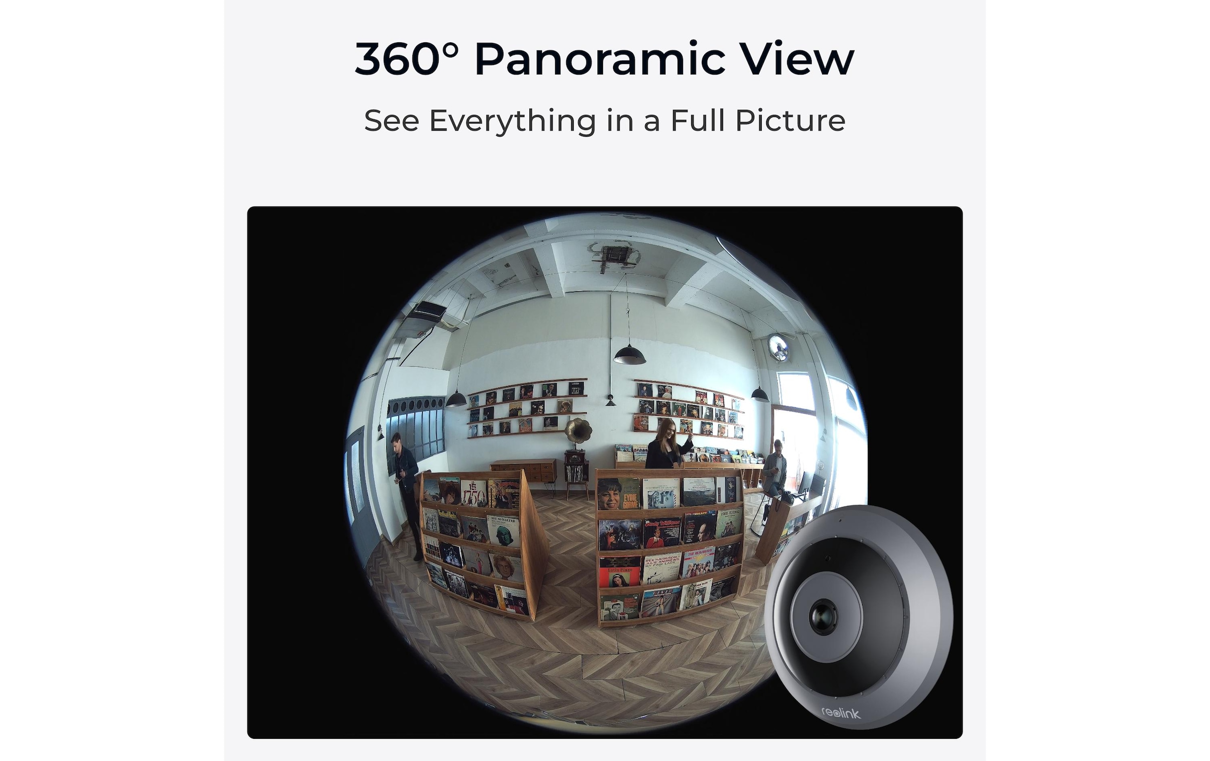 Reolink Überwachungskamera »Fisheye P520 PoE«, Innenbereich