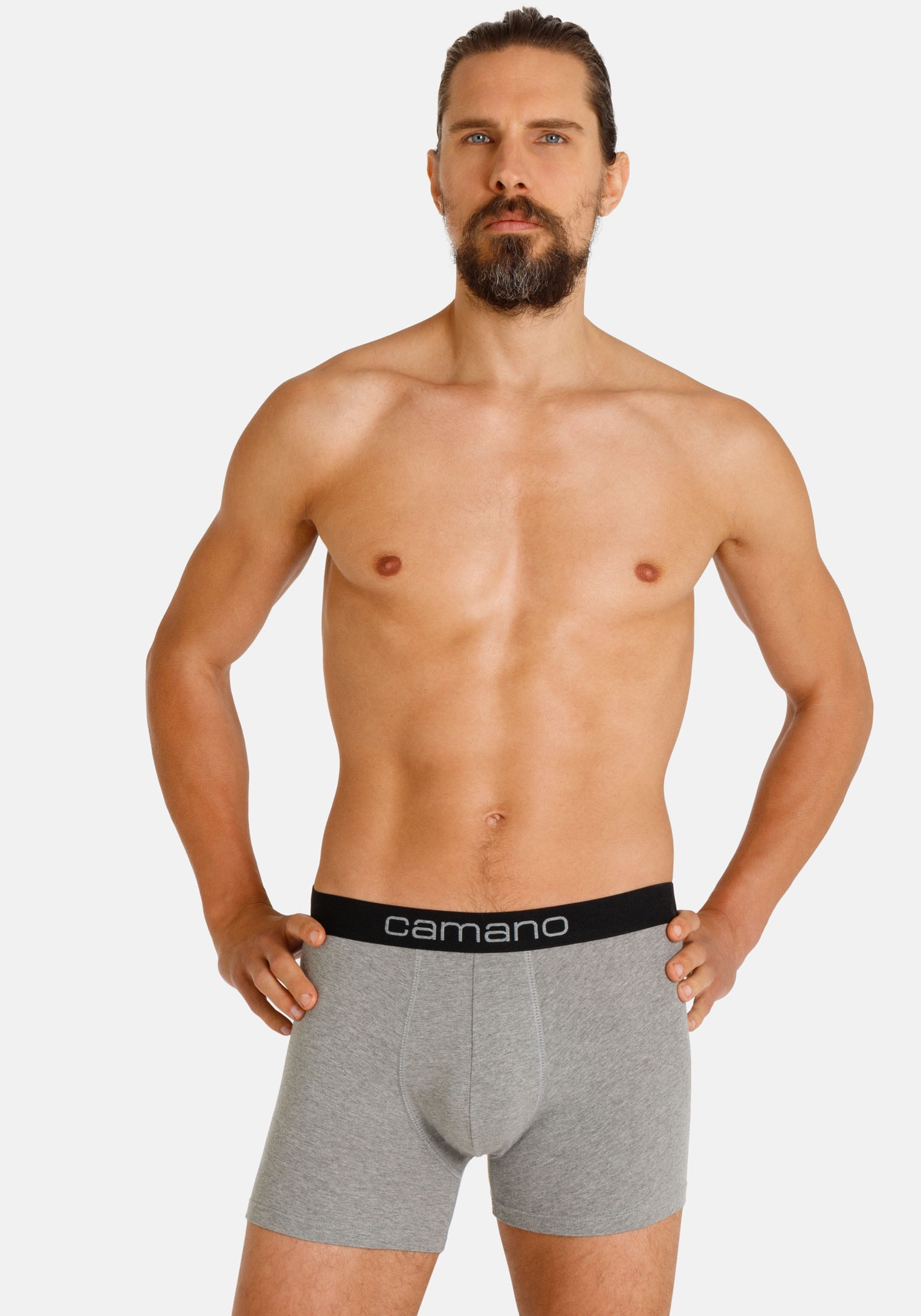 Camano Boxershorts »comfort« 6er Pack,  mit Stretch-Logobund