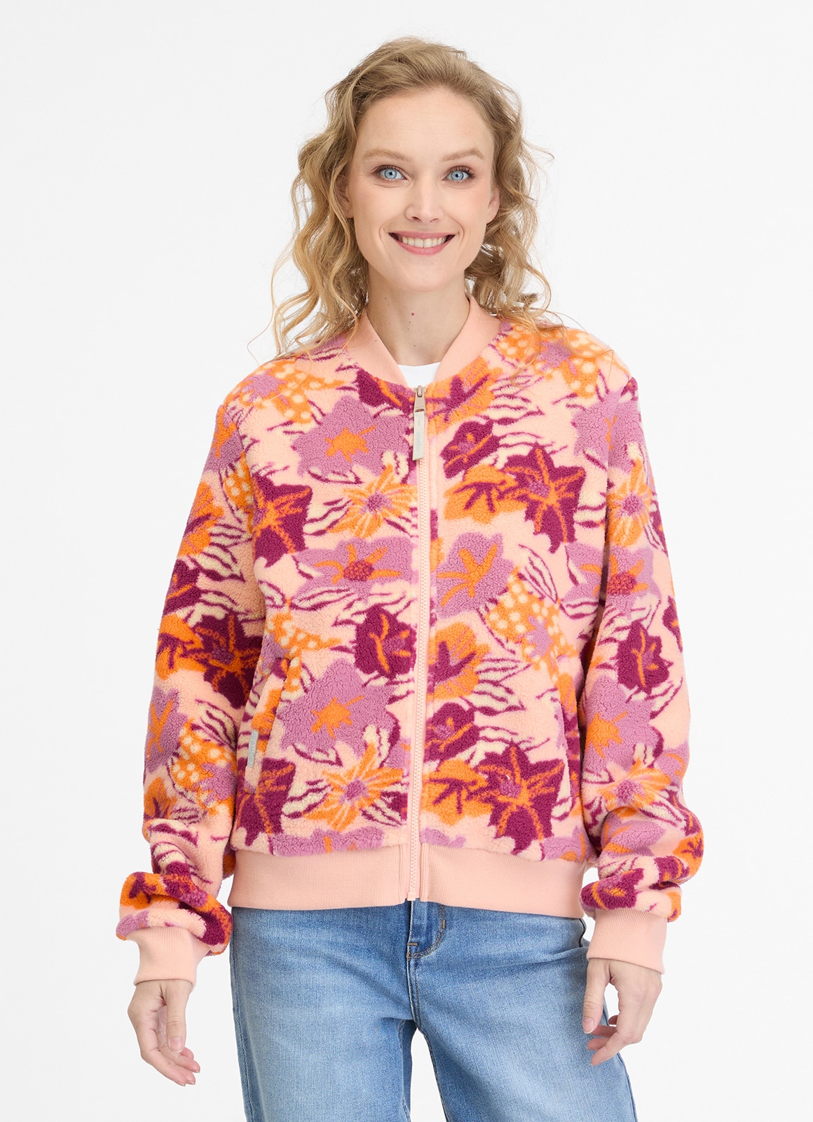 Image of Ragwear Sweatjacke "CAIRRO" aus weichem Teddyplüsch