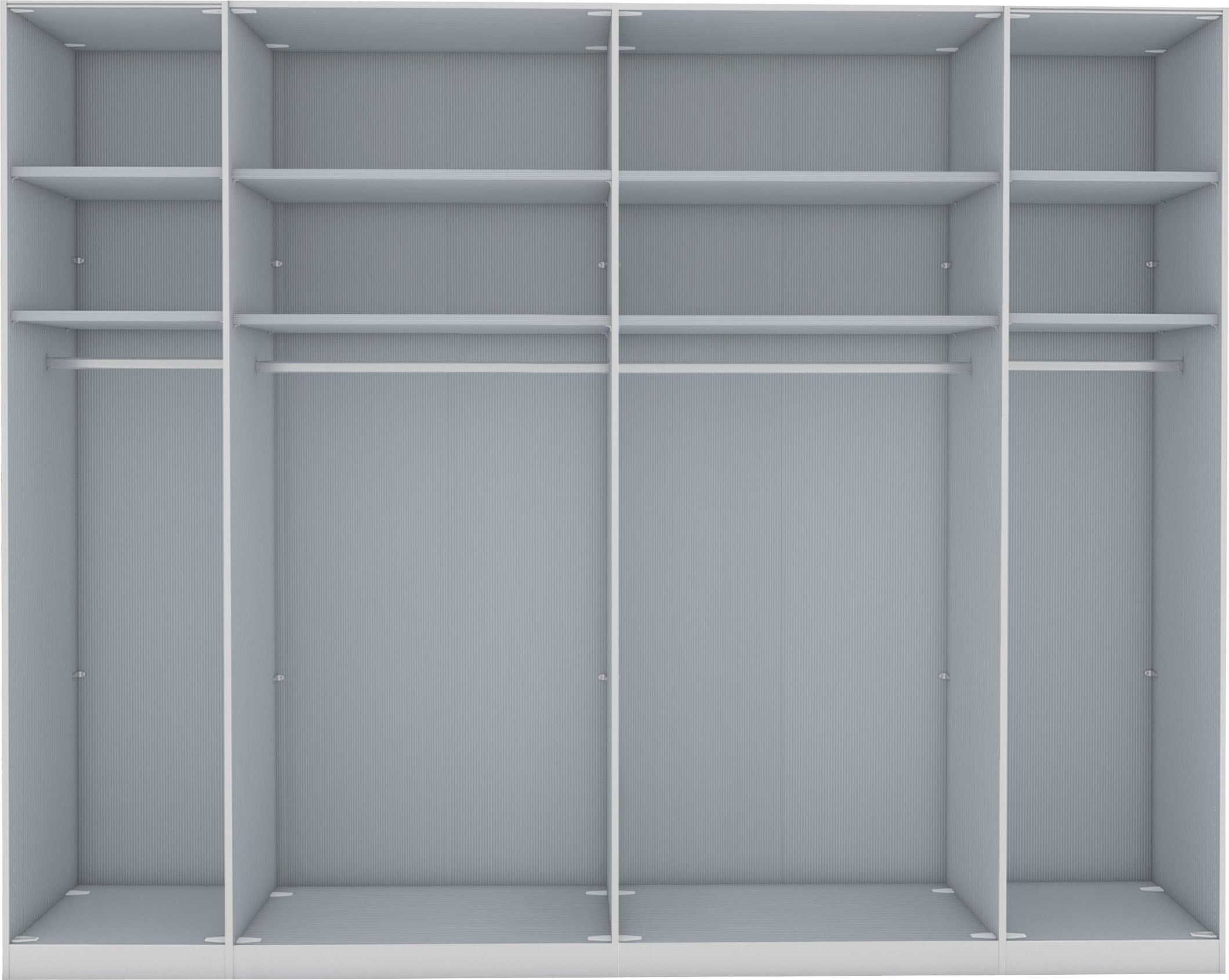 WIEMANN Armoire à portes battantes »Monaco« mit Glasfront sowie hochwertige Beschläge inkl. Dämpfung