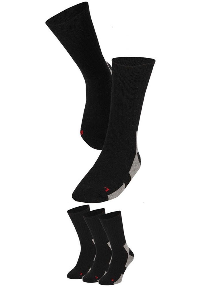 Apollo Basicsocken »THERMAL/TRACKING SOCKS«, (3er Pack), Unisex mit wärmenden Merinowoll-Anteil