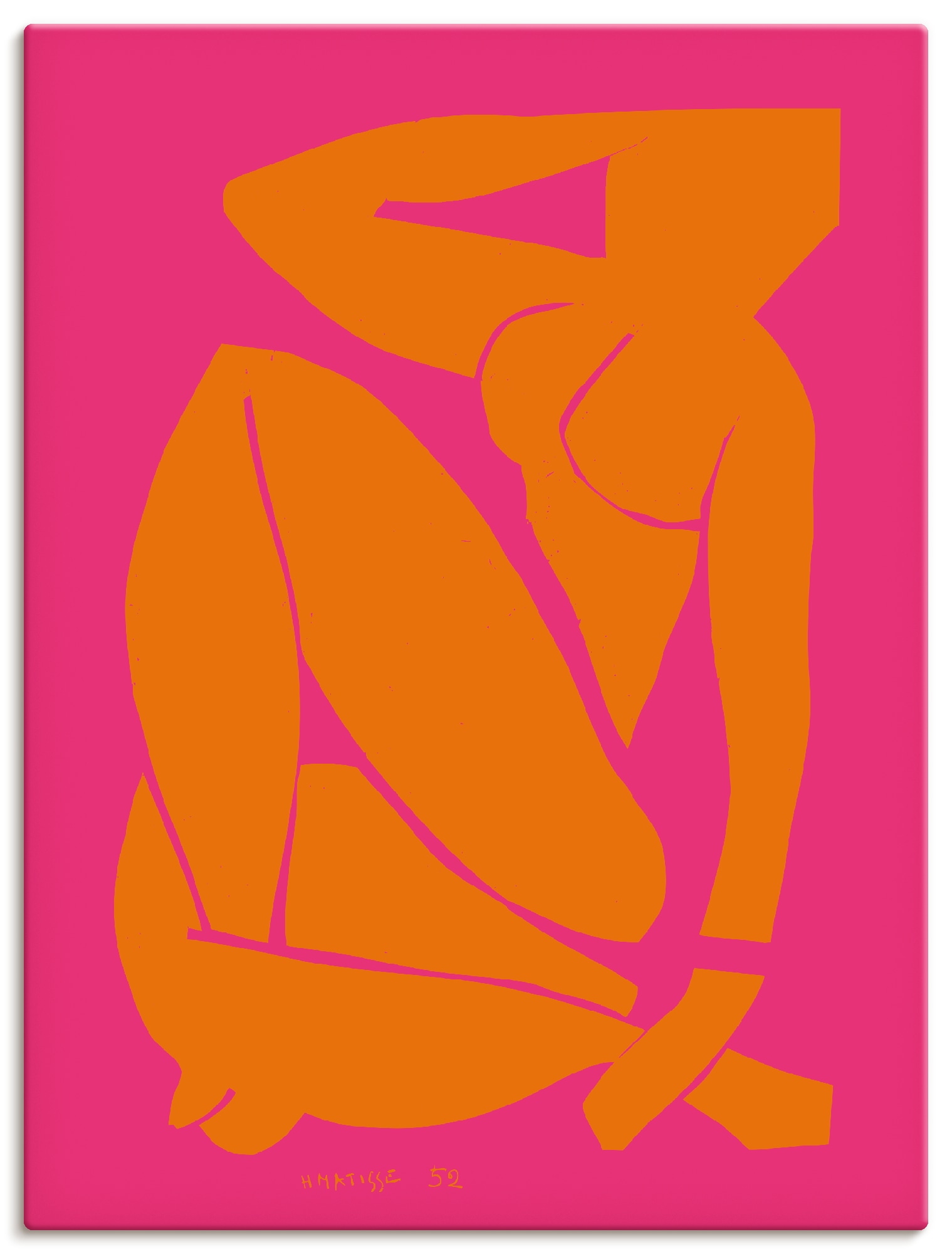 Image of Artland Wandbild "Nu bleu III. 1952" Bilder von Frauen 1 Stk. tlg. als Alubild, Leinwandbild, Poster, Wandaufkleber in verschied. Grössen