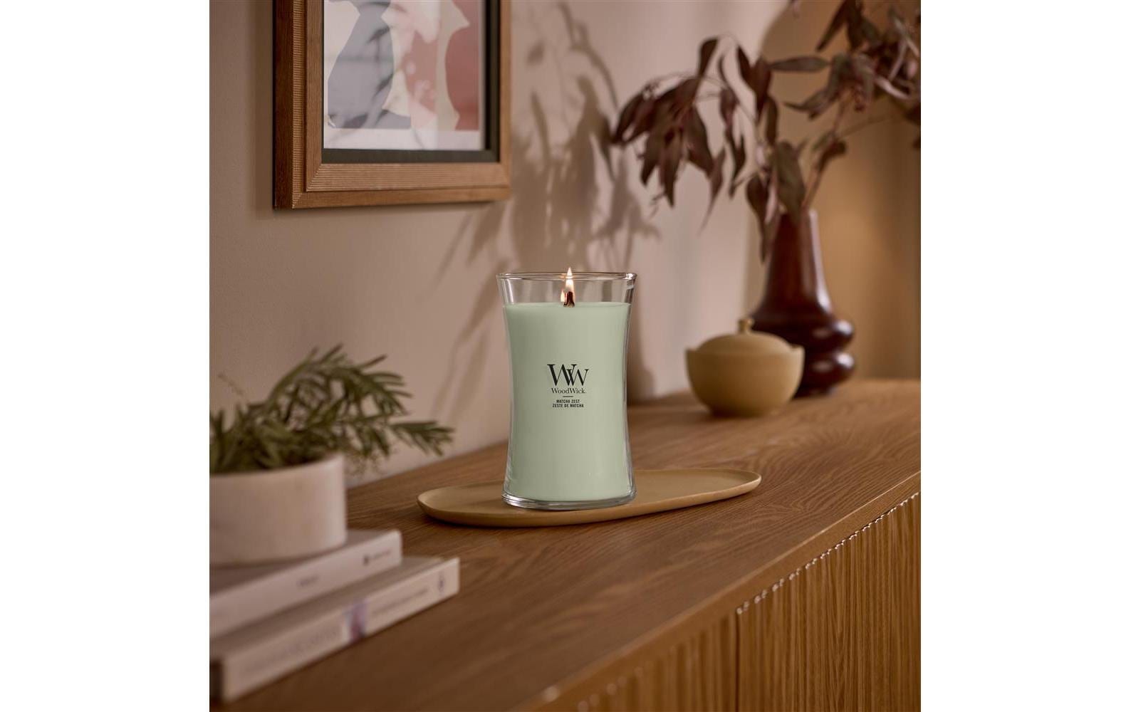 Woodwick Duftkerze »Matcha Zest Large Jar«