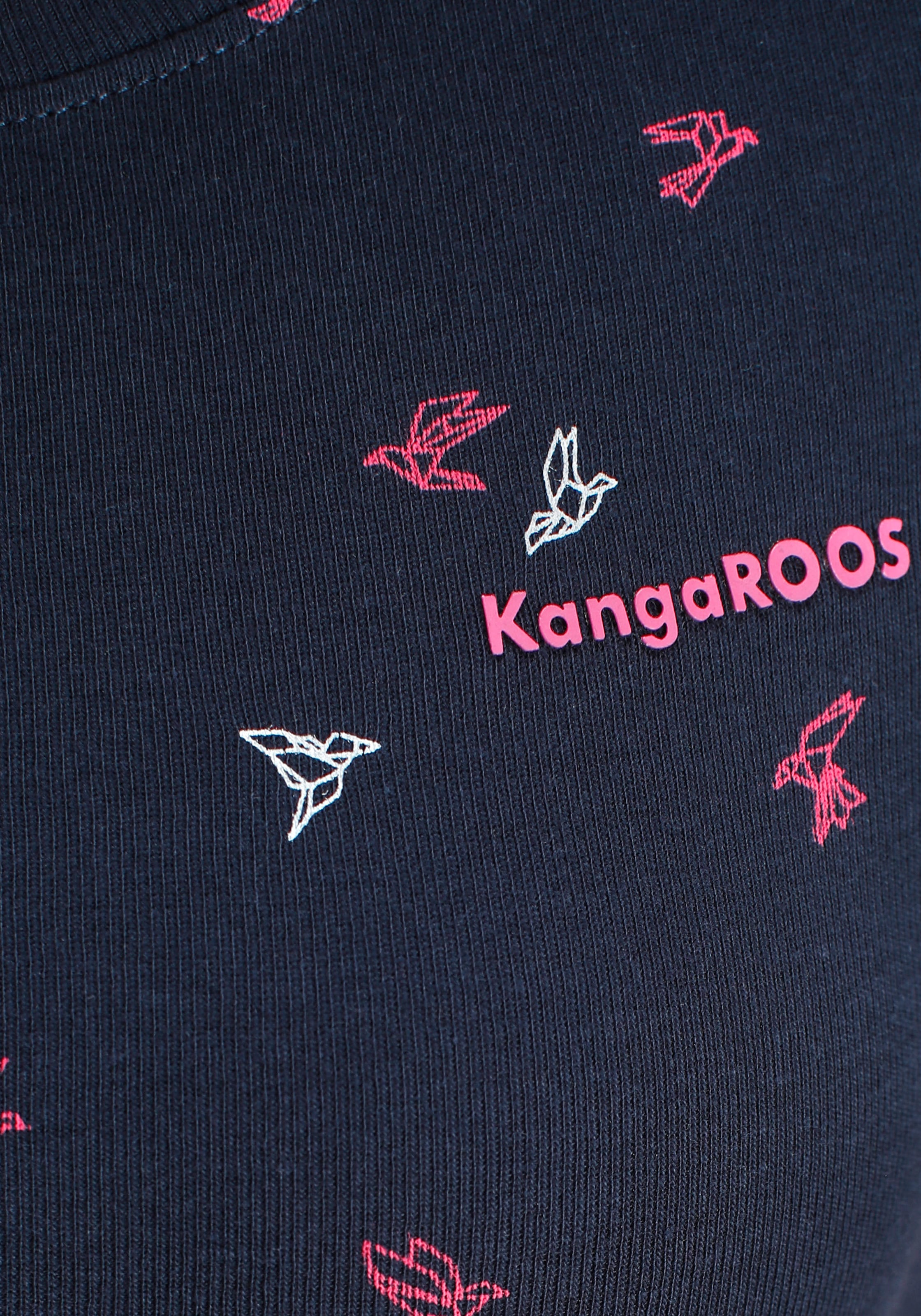KangaROOS T-Shirt, Kurzarm, sehr figurbetont, aus 100% Baumwolle