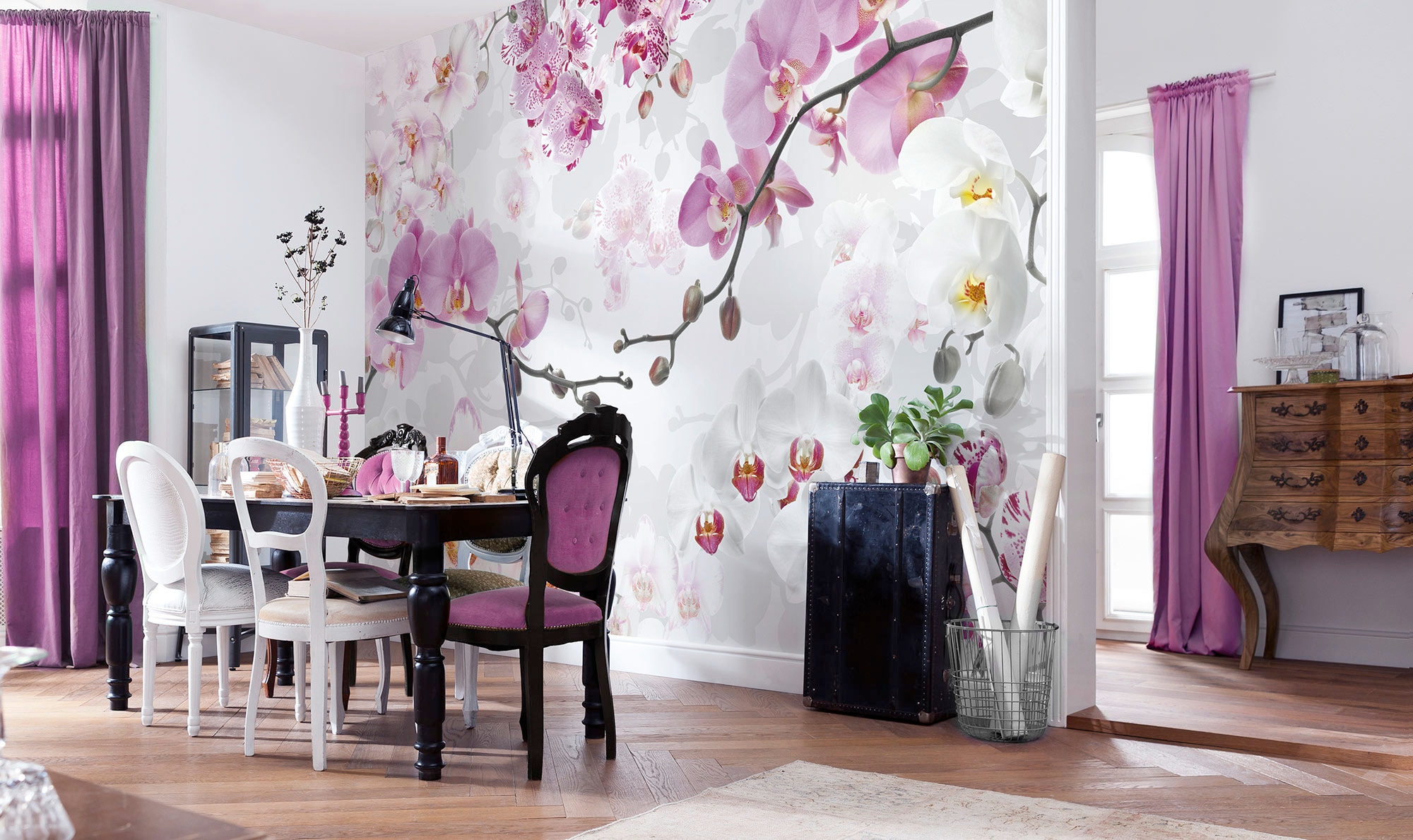 Image of Komar Fototapete "Allure" bedruckt glatt 400 x 260 cm (Breite x Höhe) - Tapete, Vlies, Wohnzimmer, Schlafzimmer