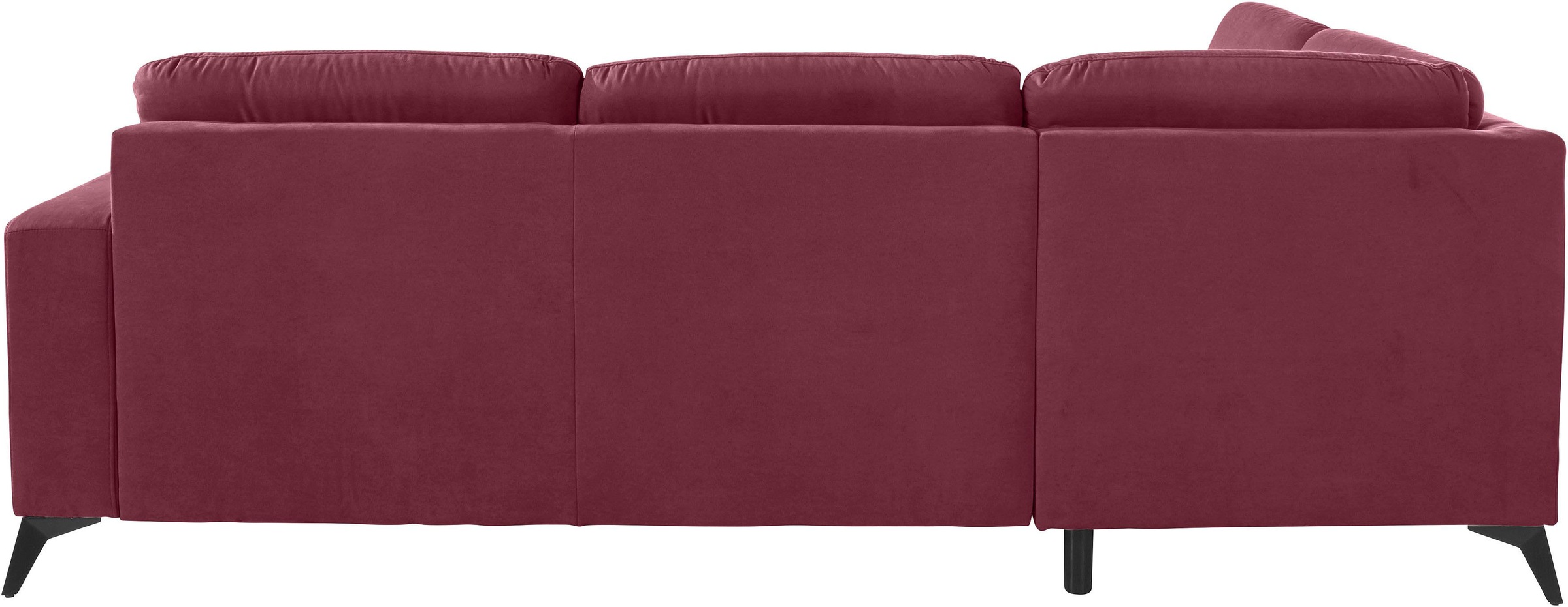 PLACES OF STYLE Ecksofa »Lolland L-Form« Wahlweise mit Bettfunktion und Stauraum, auch mit abwischbarem Bezug