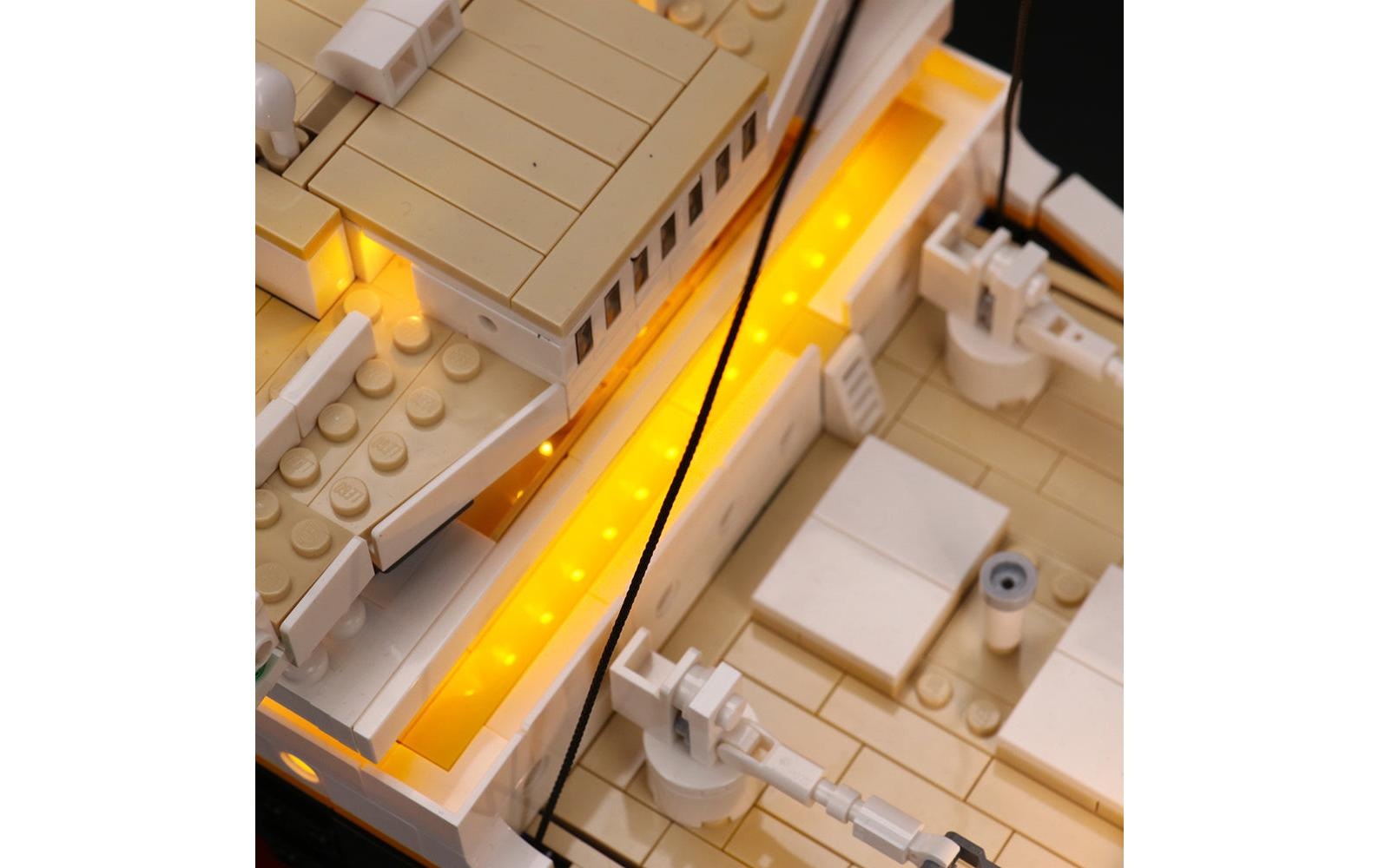  Jeu de construction en pierre »BrickBling LED-Licht-Set für LEGO® Titanic -10294«