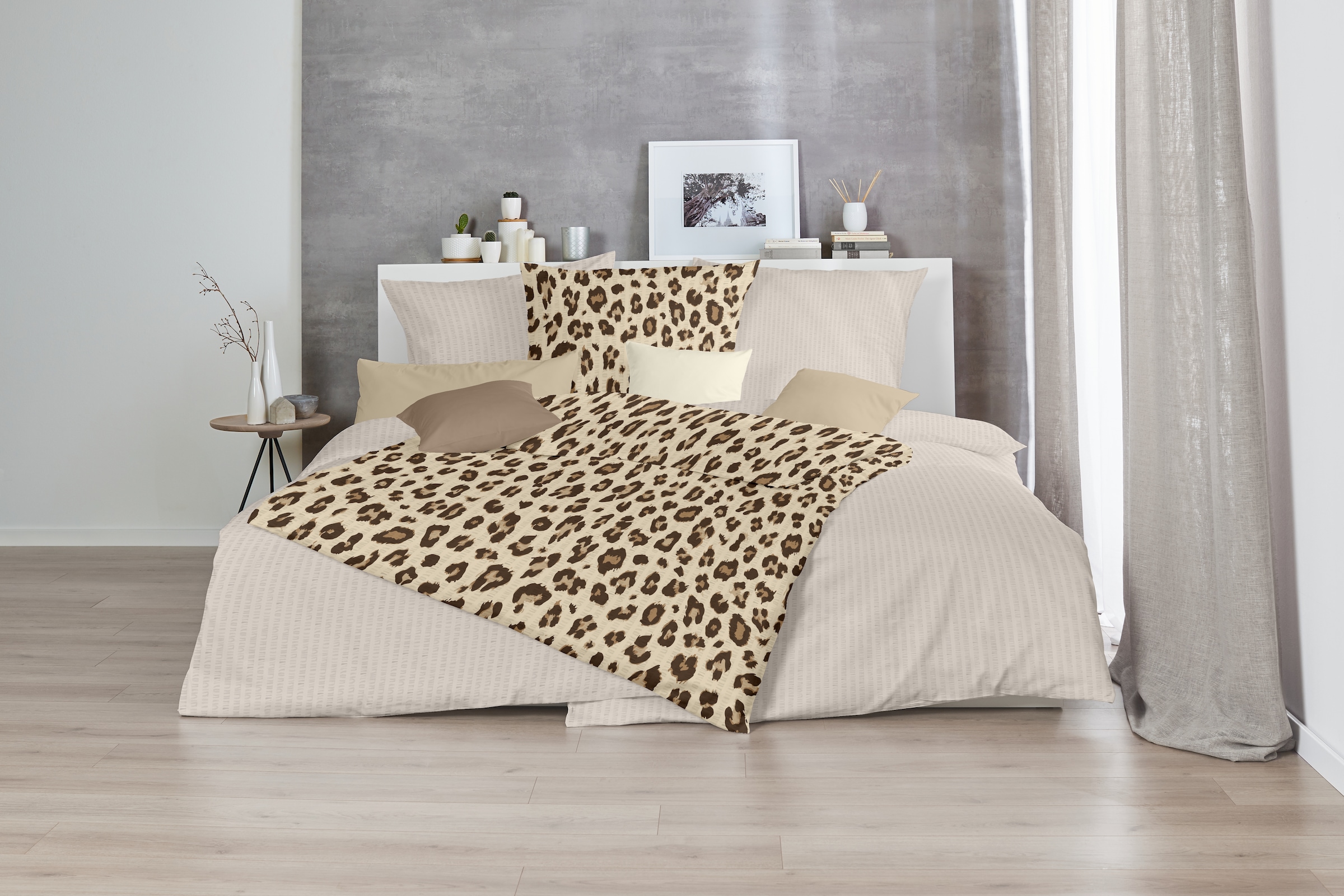 Primera Linge de lit »Soft-Seersucker-Bettwäsche Uni« 2