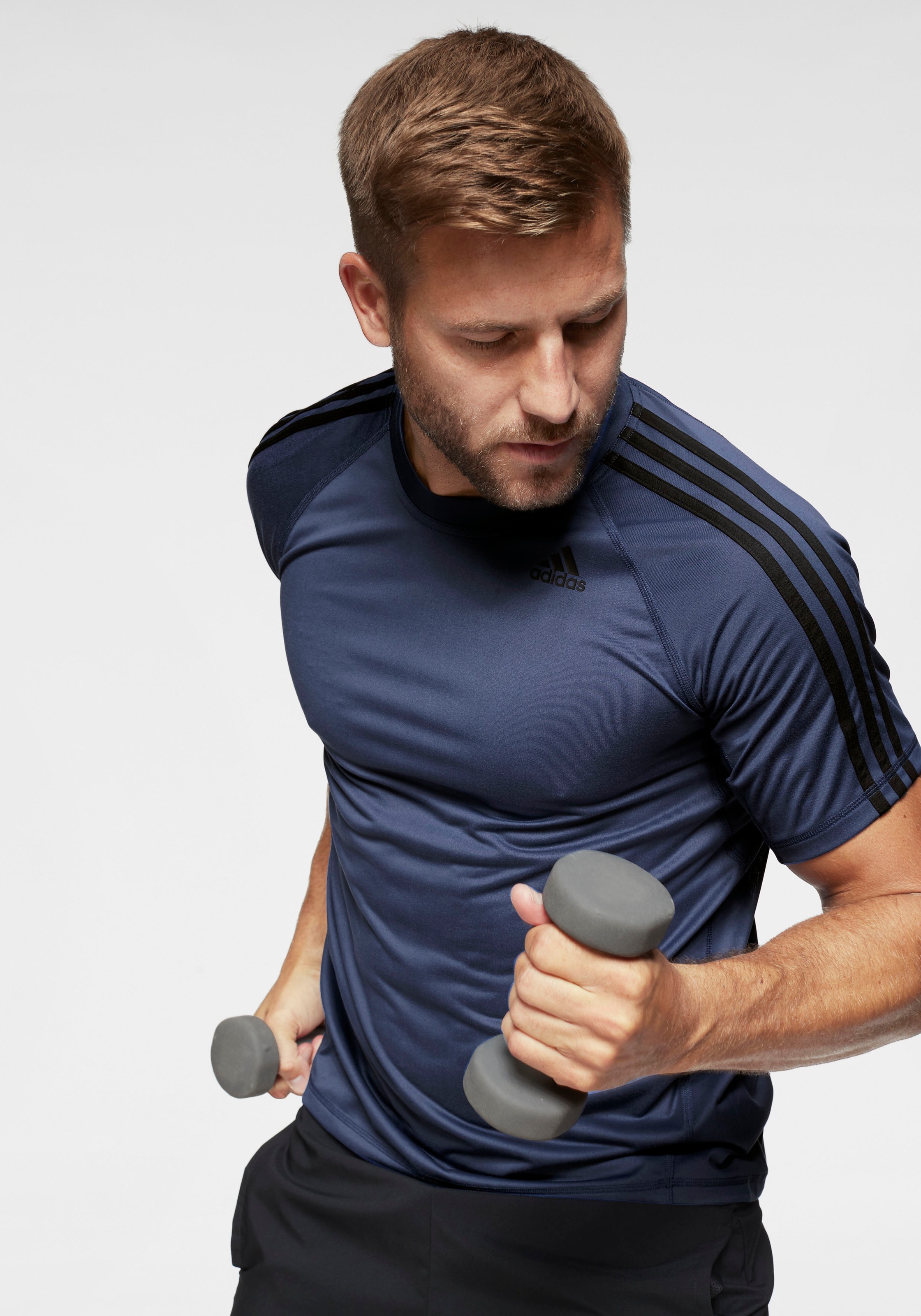 T-Shirt »OSR M 3 STRIPES TEE TRAINING«