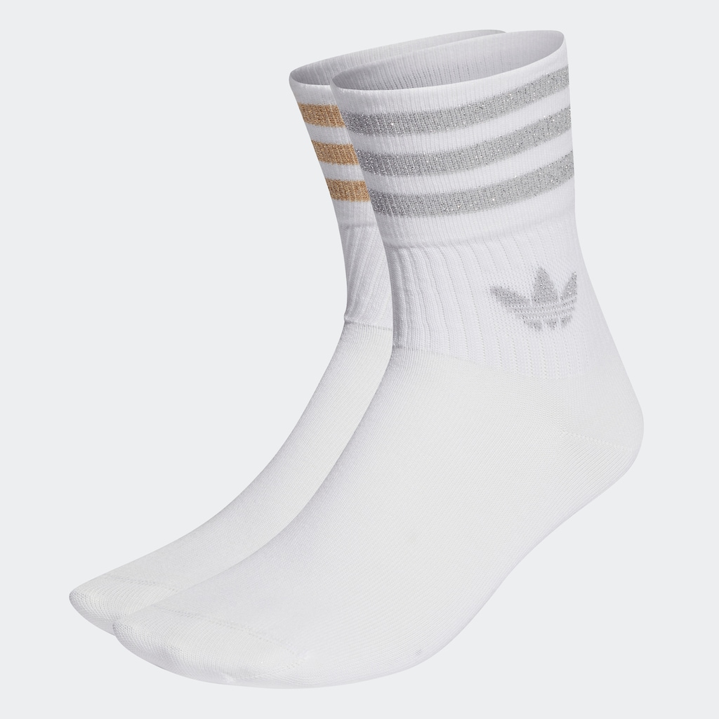 adidas Originals Sportsocken »MIDCUT GLITTER CREW SOCKEN, 2 PAAR«, (2 Paar)