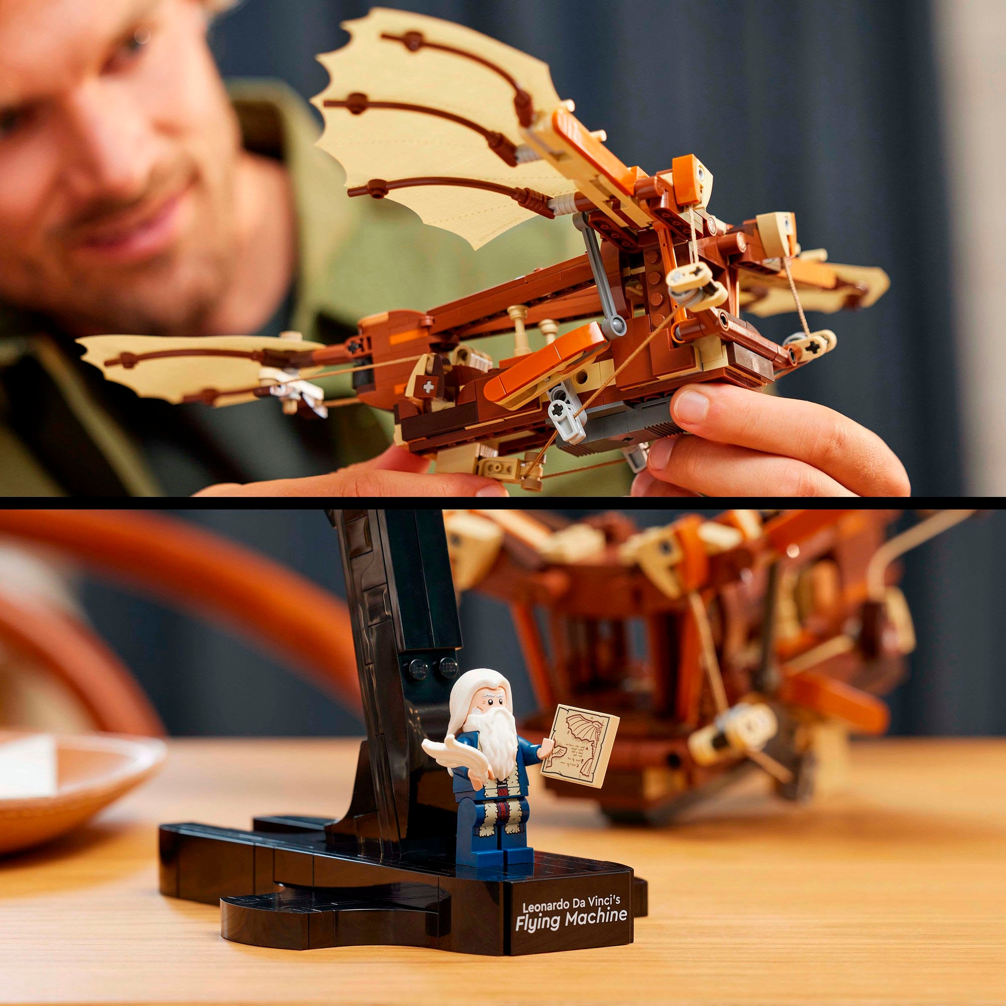 LEGO® Konstruktionsspielsteine »Leonardo da Vincis Fluggerät (10363), LEGO Icons« Made in Europe