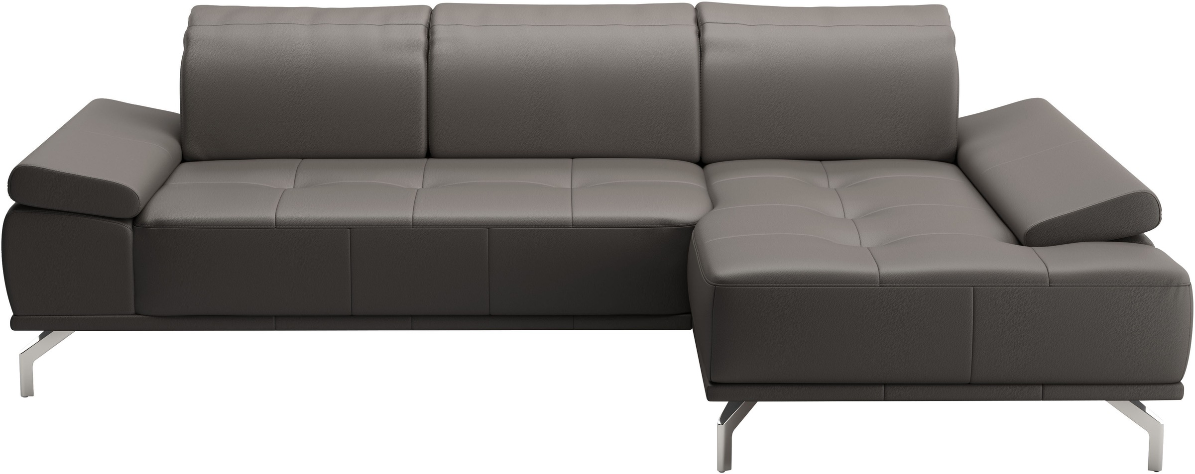 Places of Style Ecksofa »Caluna«, Inkl.Sitztiefenverstellung, wahlweise mit Kopf- und Armteilverstellung