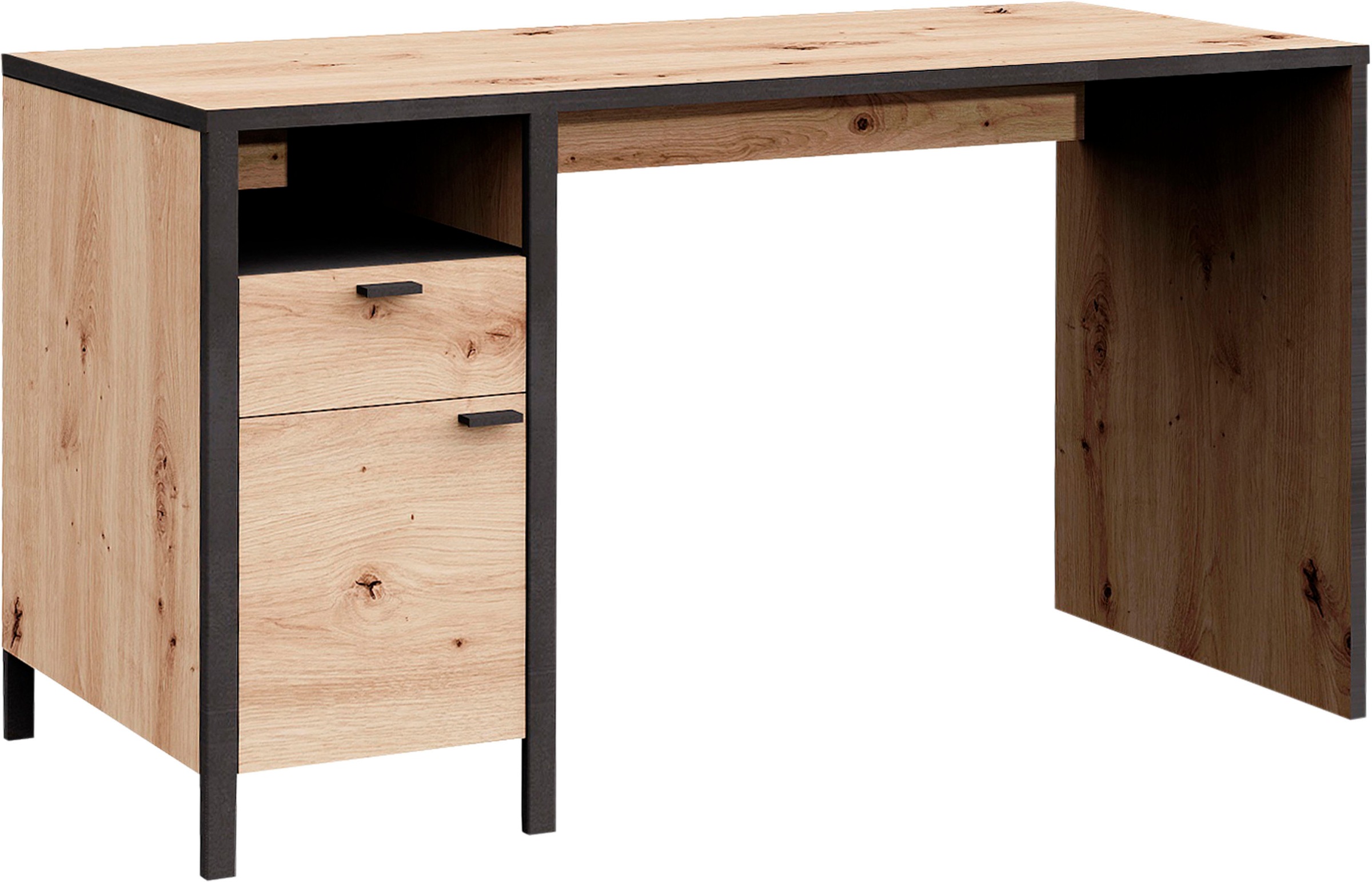 Image of FMD Schreibtisch »InLoft«, Schreibtisch mit Schubkasten und Tür bei Ackermann Versand Schweiz