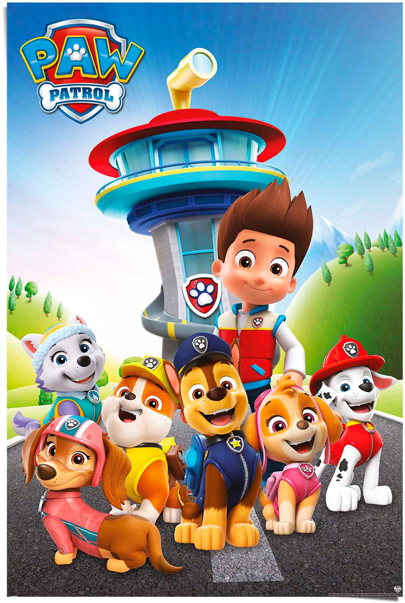 Image of Reinders Poster "Paw Patrol team" 1 Stk. tlg.