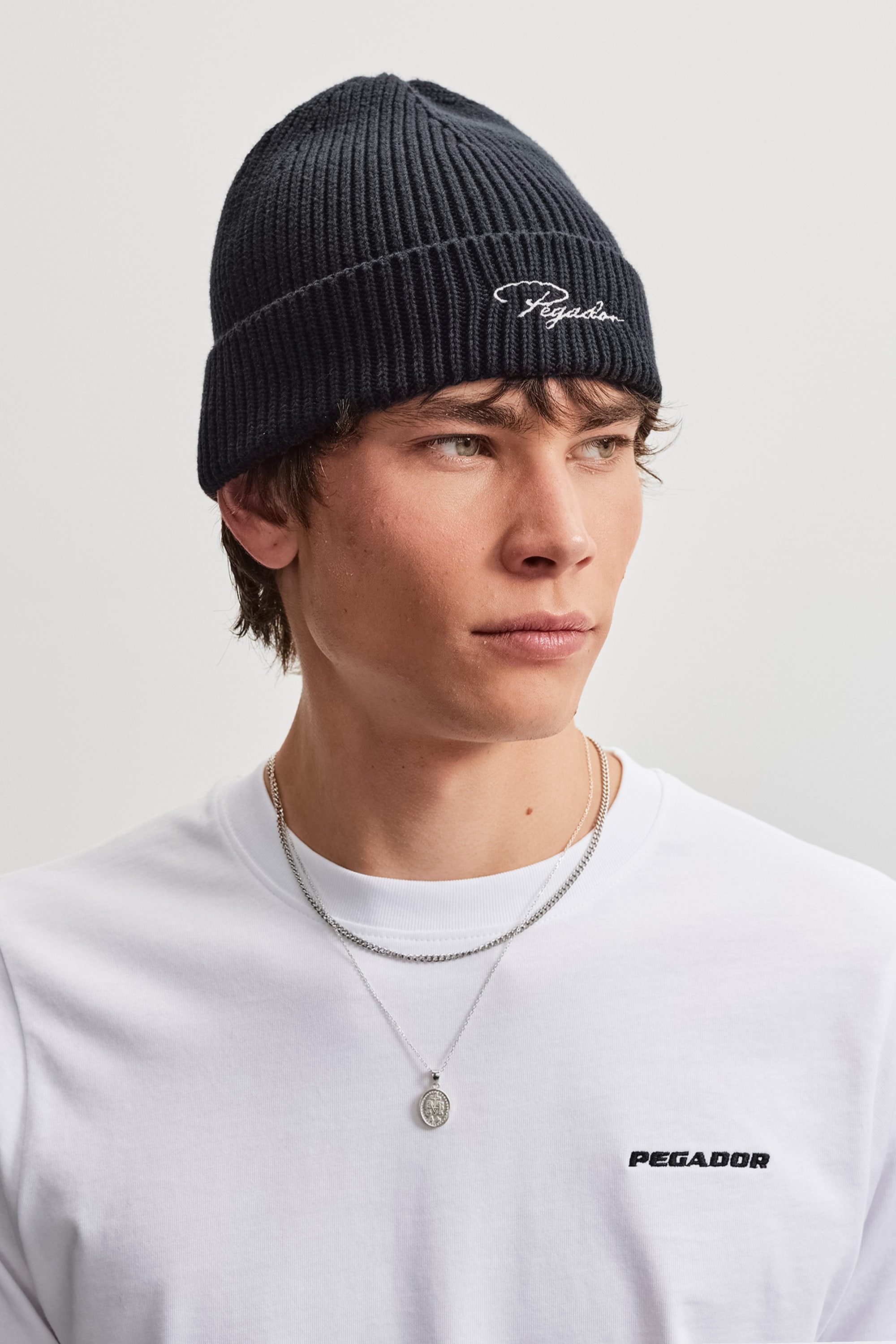 PEGADOR Bonnet »Signar Heavy Knit Beanie« coton, coupe régulière