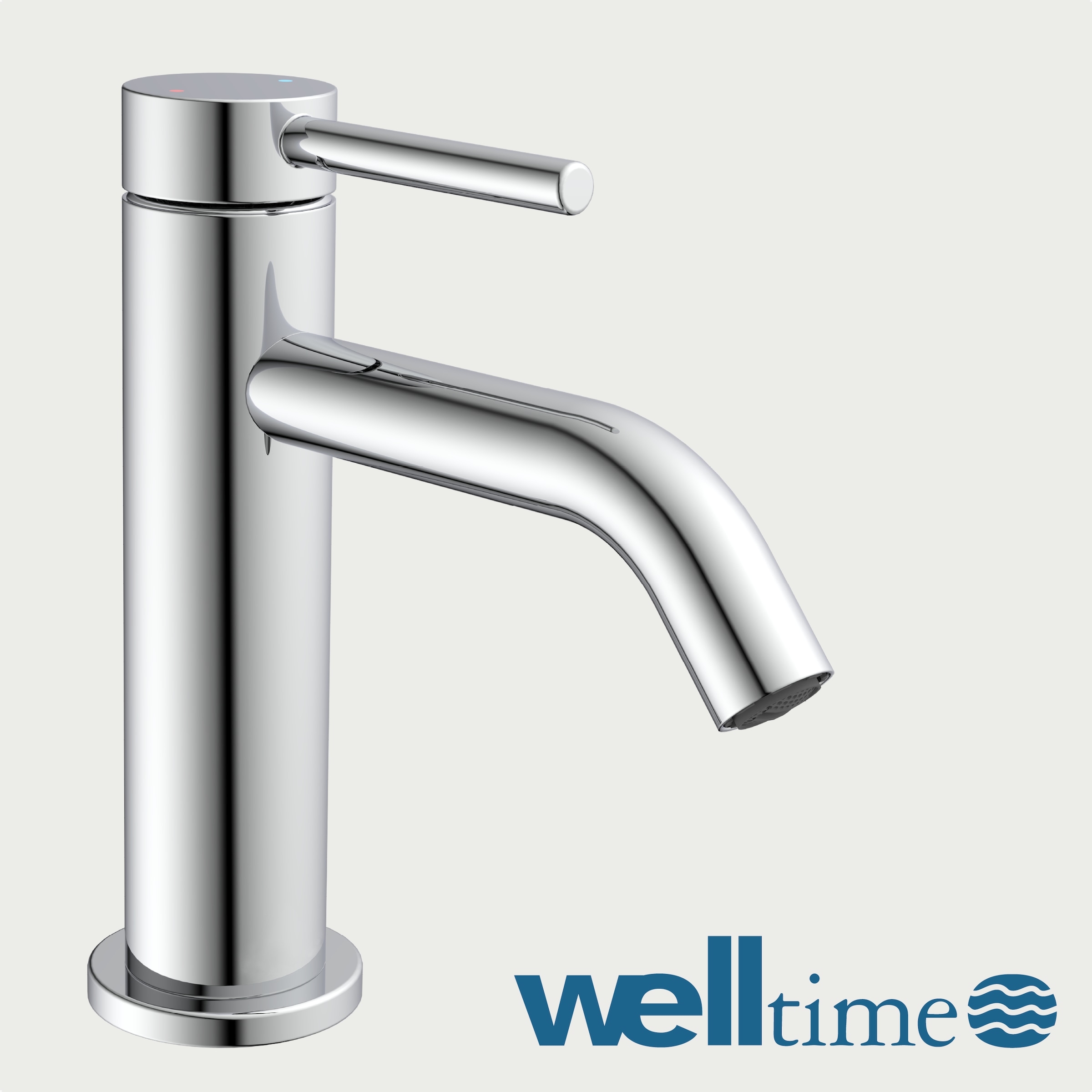 welltime Robinet de lavabo »Toscana« consommation d'eau réduite grâce à la fonction Eco-Click