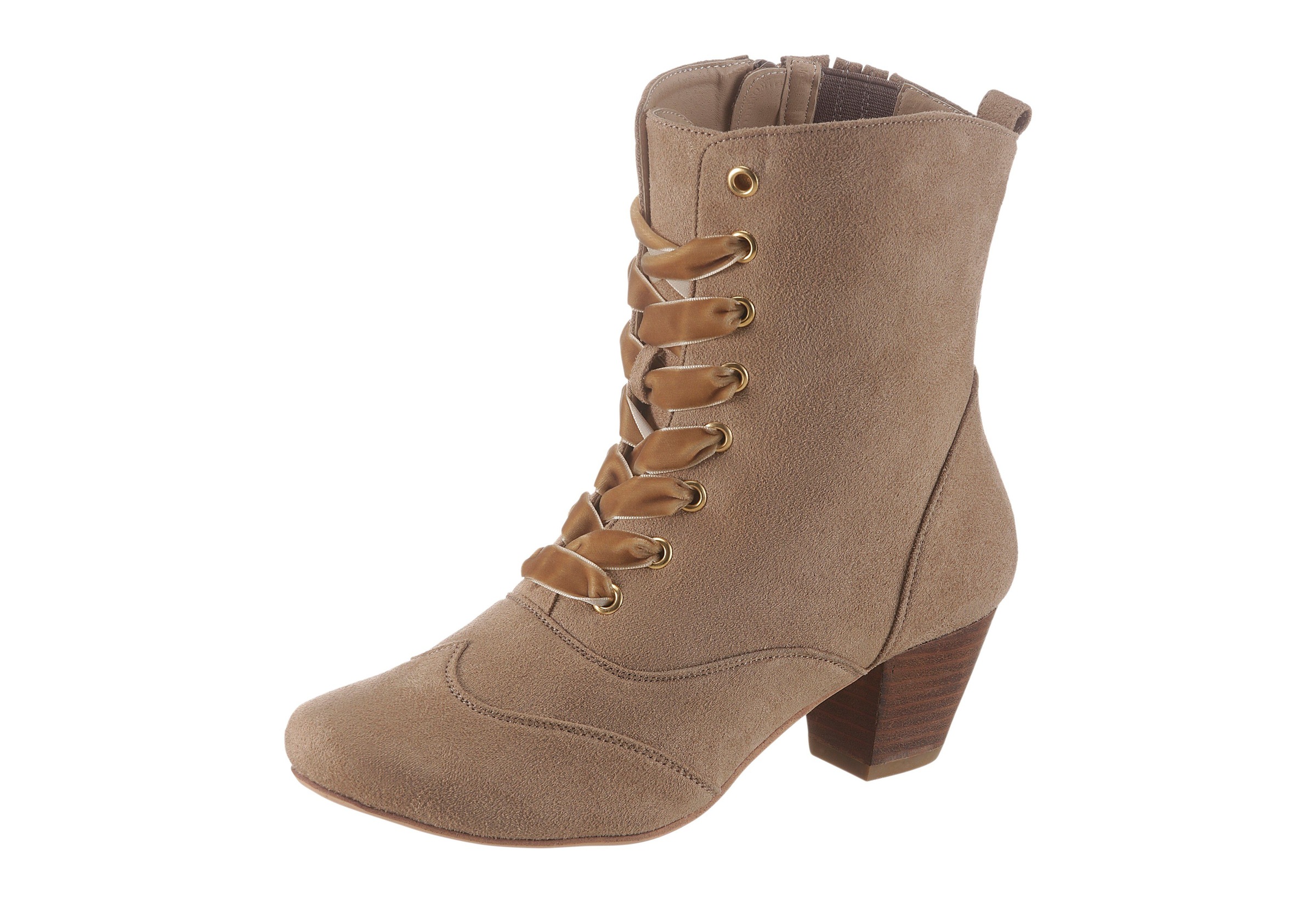 Image of Hirschkogel Stiefelette, (2 tlg.), Damen, in Velourslederoptik bei Ackermann Versand Schweiz