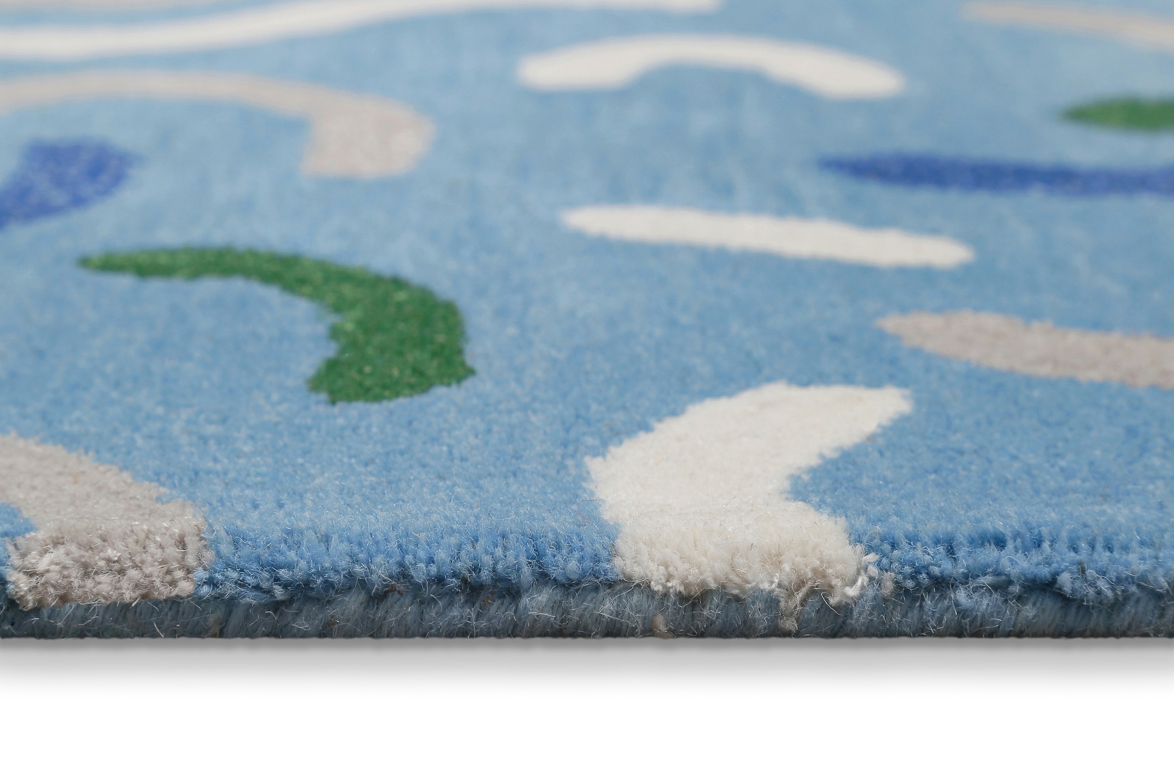 SMART KIDS Tapis pour enfants »Confetti« Rectangulaire 16 mm Höhe Kinder- & Spielteppich, Hoch-Tief-Effekt, Schurwolle, Kinderzimmer