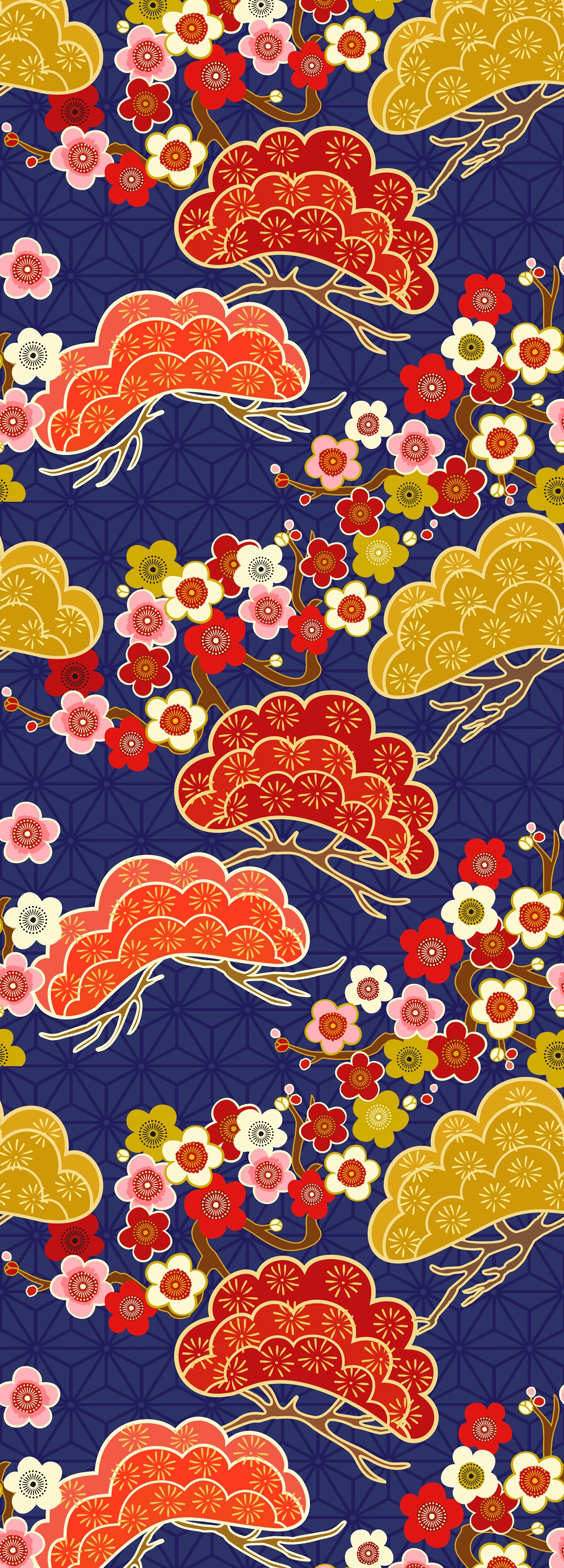 Image of queence Vinyltapete "Heidi" Motiv bedruckt botanisch floral gemustert natürlich glatt 90x250cm, selbstklebend, kinderleichte Anbringung, Sticker