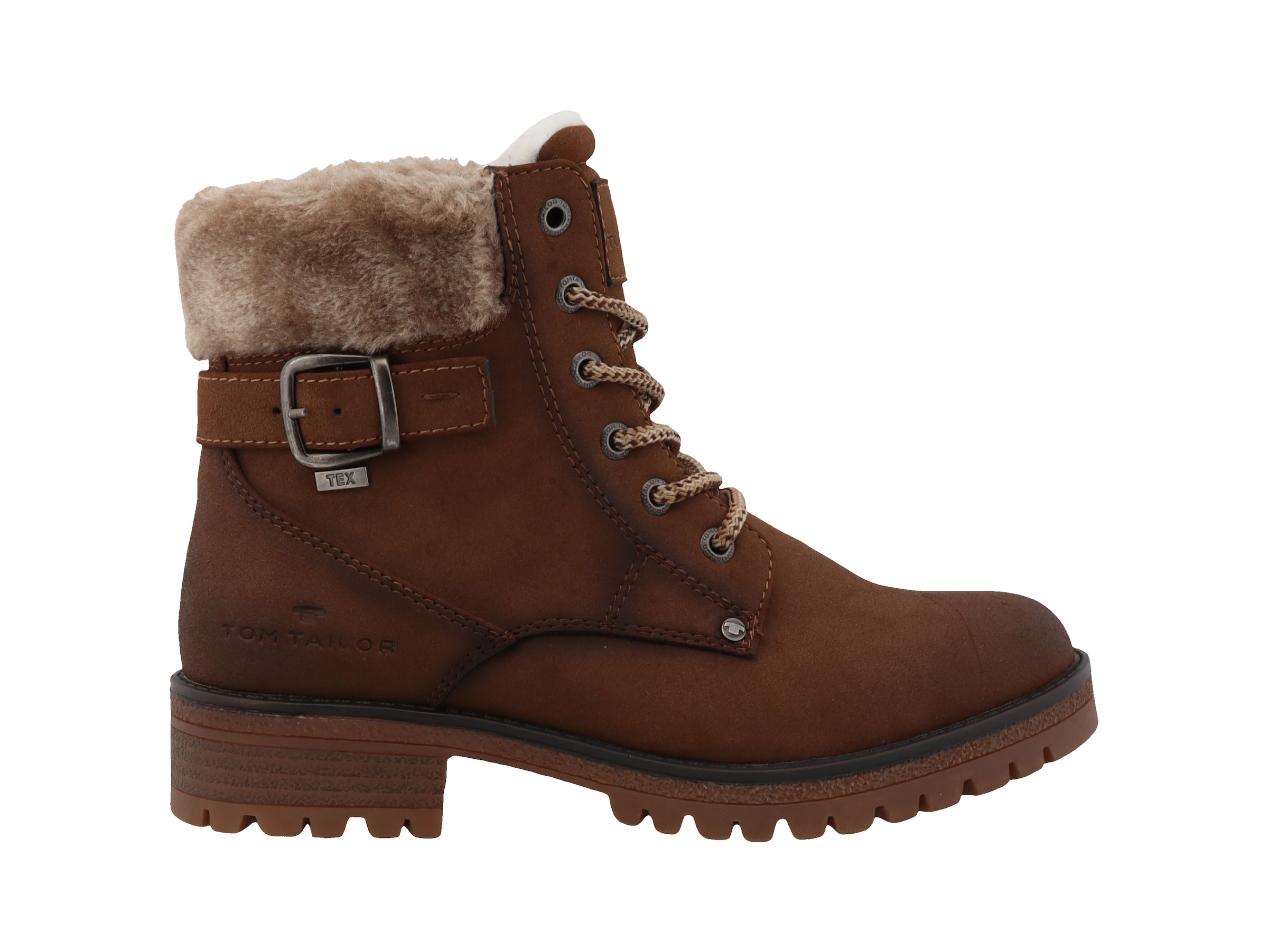 TOM TAILOR Bottes d'hiver  workerboots, chaussure de randonnée avec talon bloc