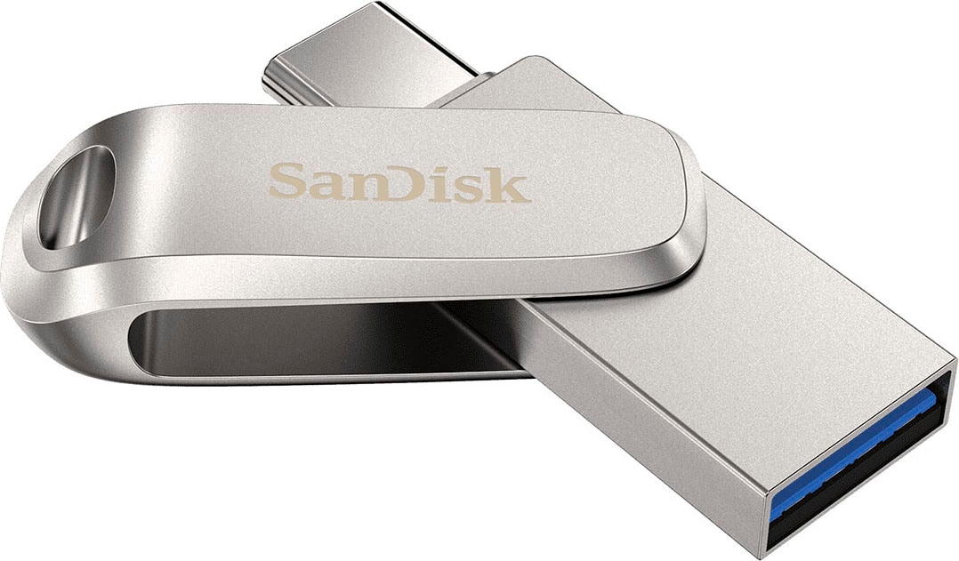 Sandisk Clé USB »Ultra® Dual Drive Luxe USB Type-C™ 128 GB« (128GB GB Lesegeschwindigkeit 150 MB/s)