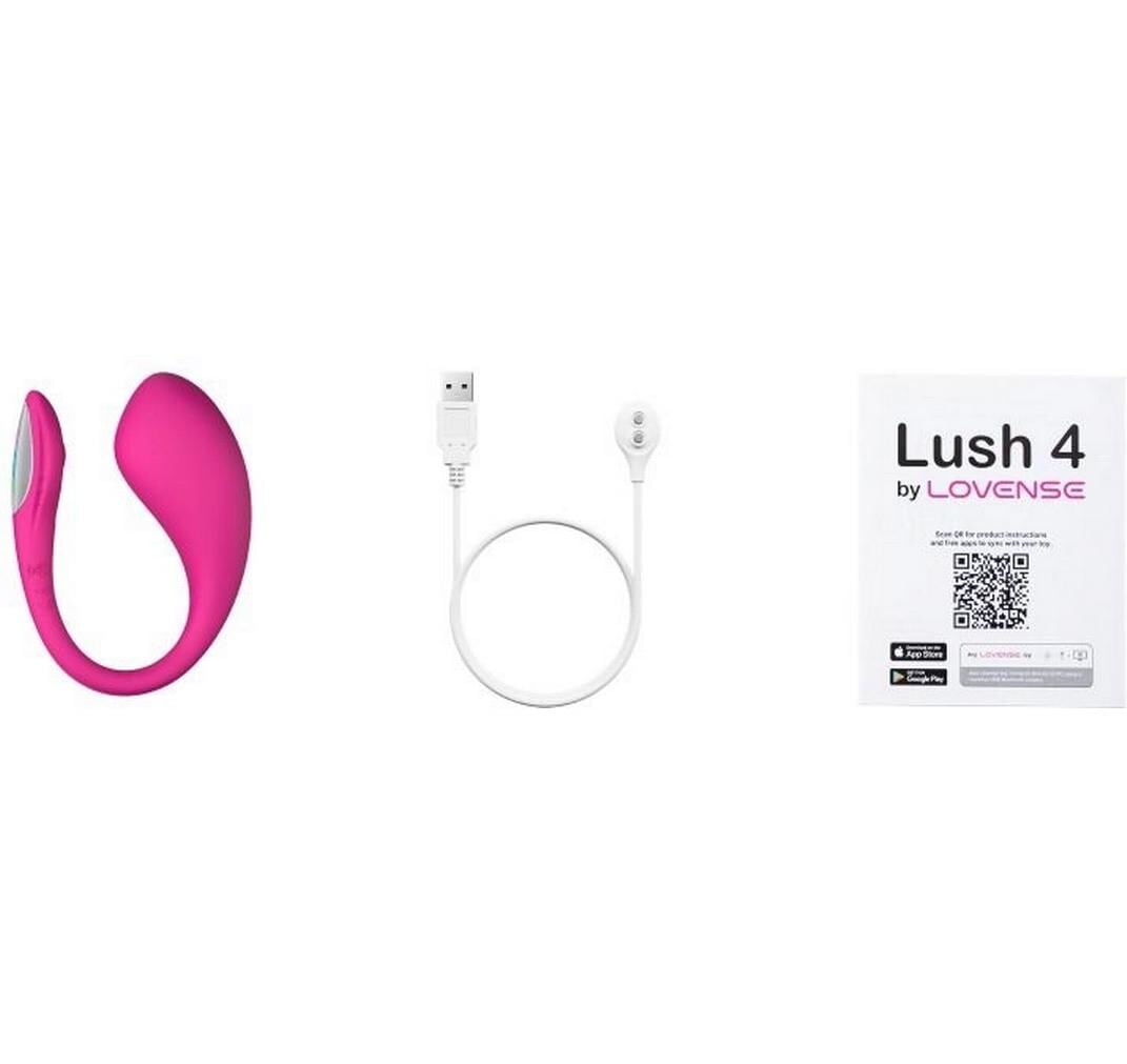   Vibrator »Lovense Ei Lush 4 Lush 4« Vibrationsei mit beeindruckenden Lichteffekten