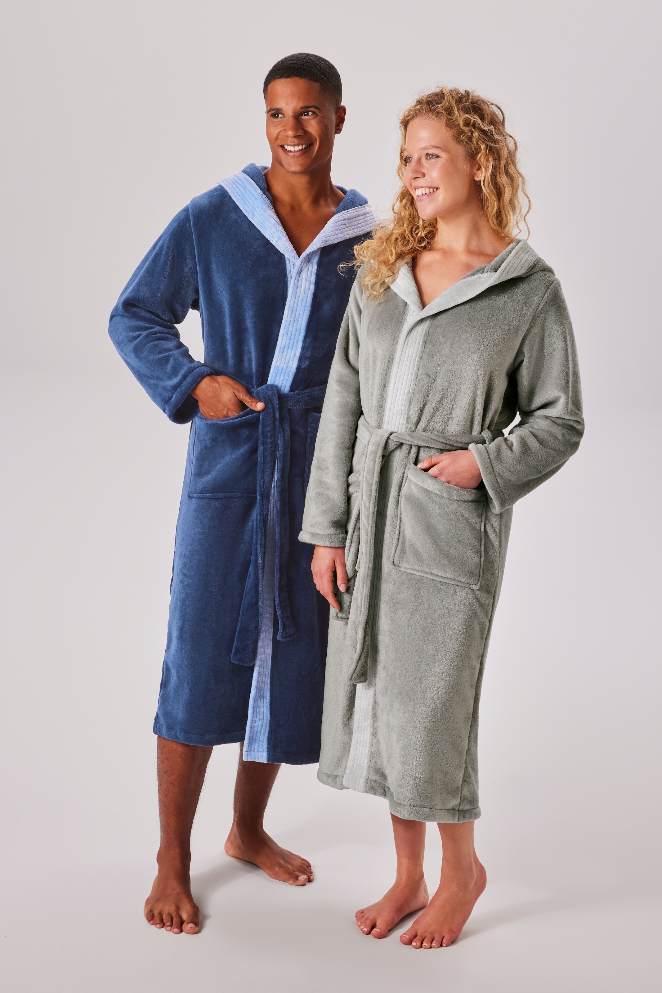 GOODproduct Unisex-Bademantel »Miia, ideal für Sauna, Spa & im Urlaub« 1 Stk. weich und kuschelig, plüsch, für Damen und Herren, S-XL