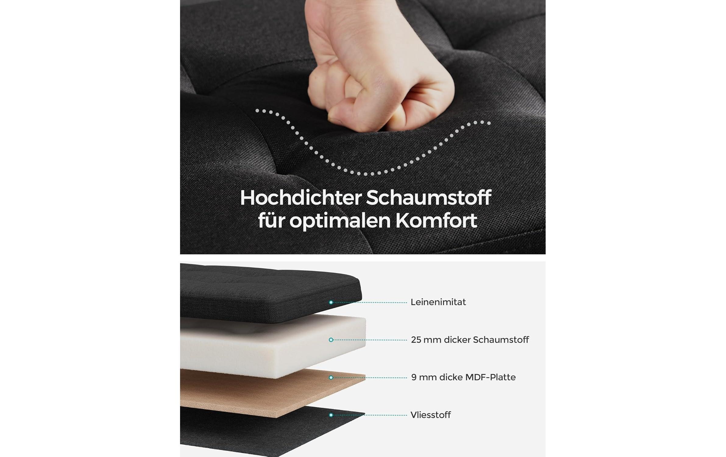 SONGMICS Sitztruhe »mit Stauraum«