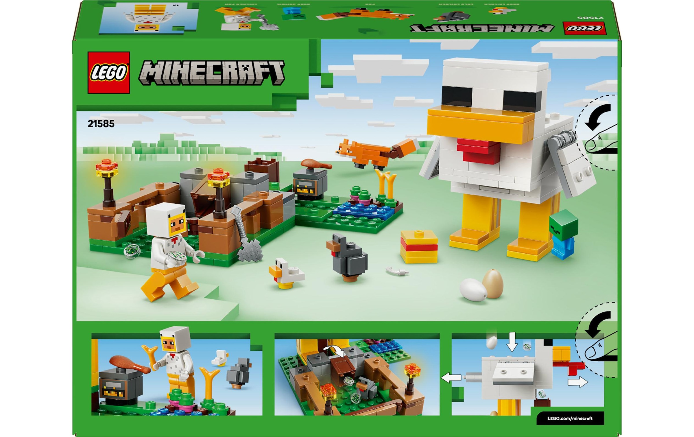   Konstruktionsspielsteine »Minecraft Hühnerfarm 21585« Kategorie: Fantasy-Welt